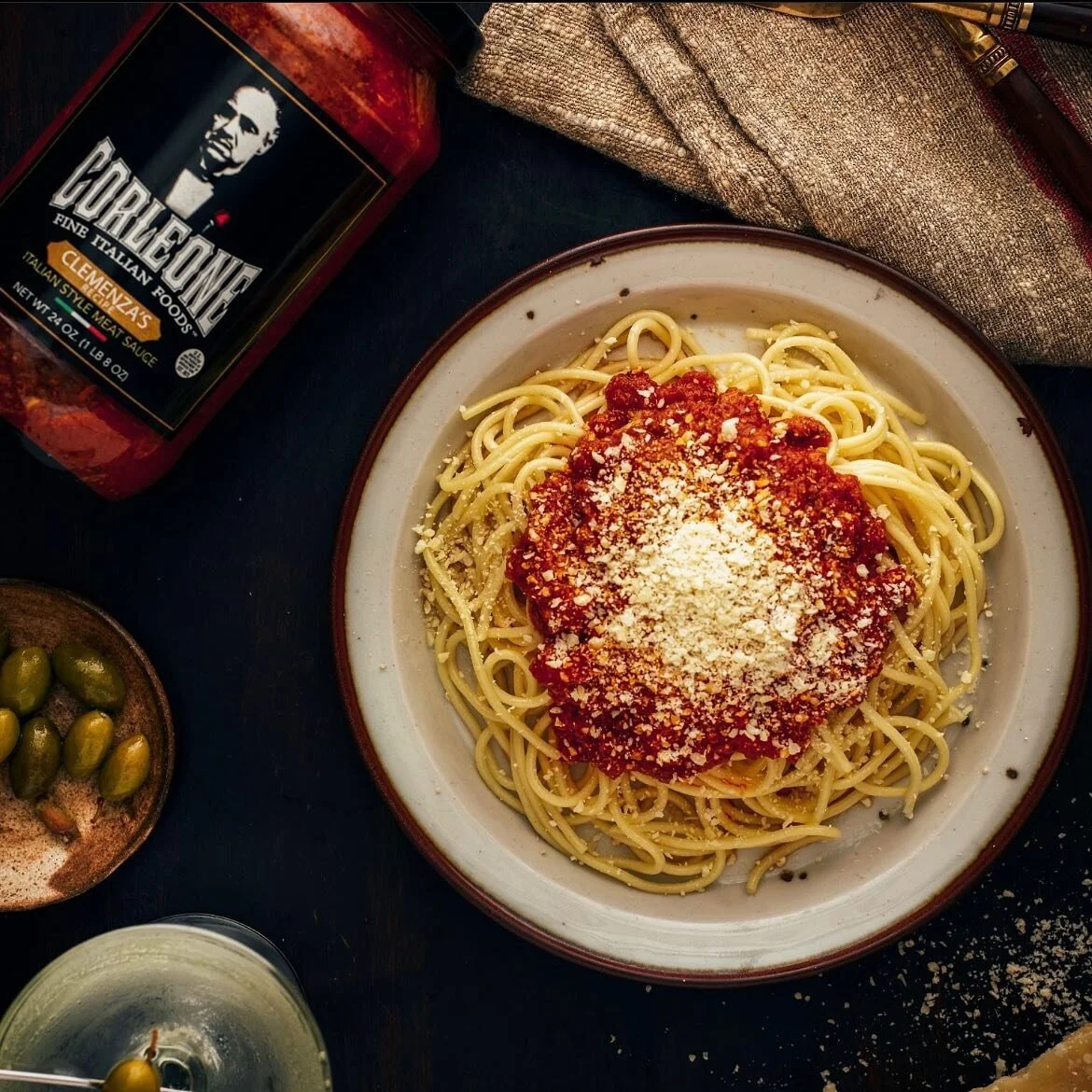 &ldquo;Come over here, kid, learn something. You never know, you might have to cook for 20 guys someday.&rdquo; 🍝 A delicious day on set inspired by scenes from #TheGodfather for @corleonefineitalian #foodstyling