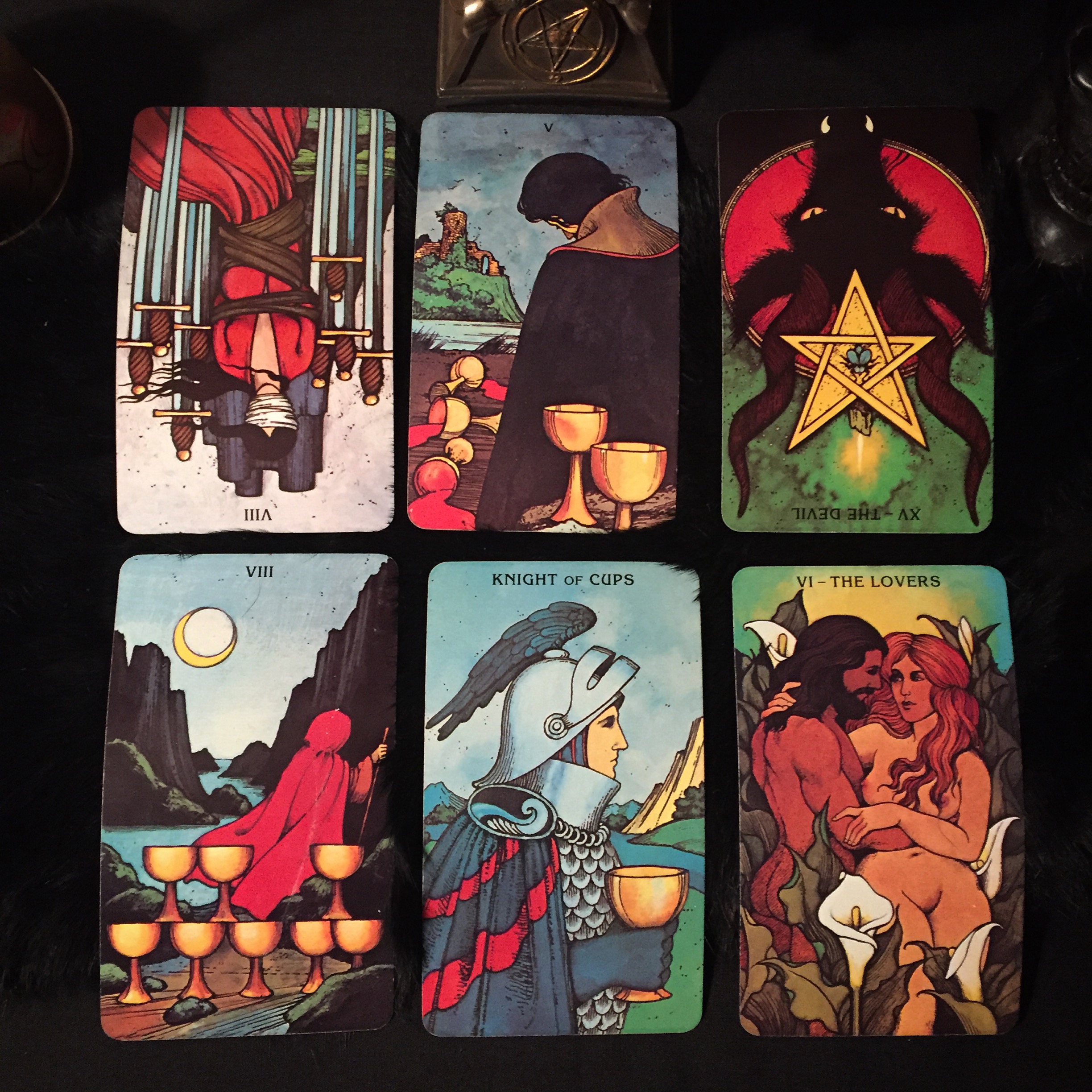 Tarot spread photo by Michael Cardenas