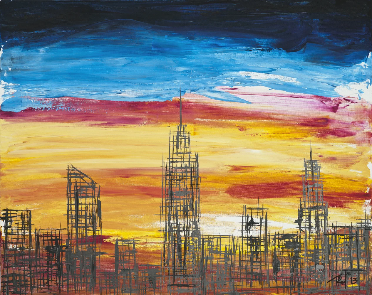 Sunrise Over the East Side.