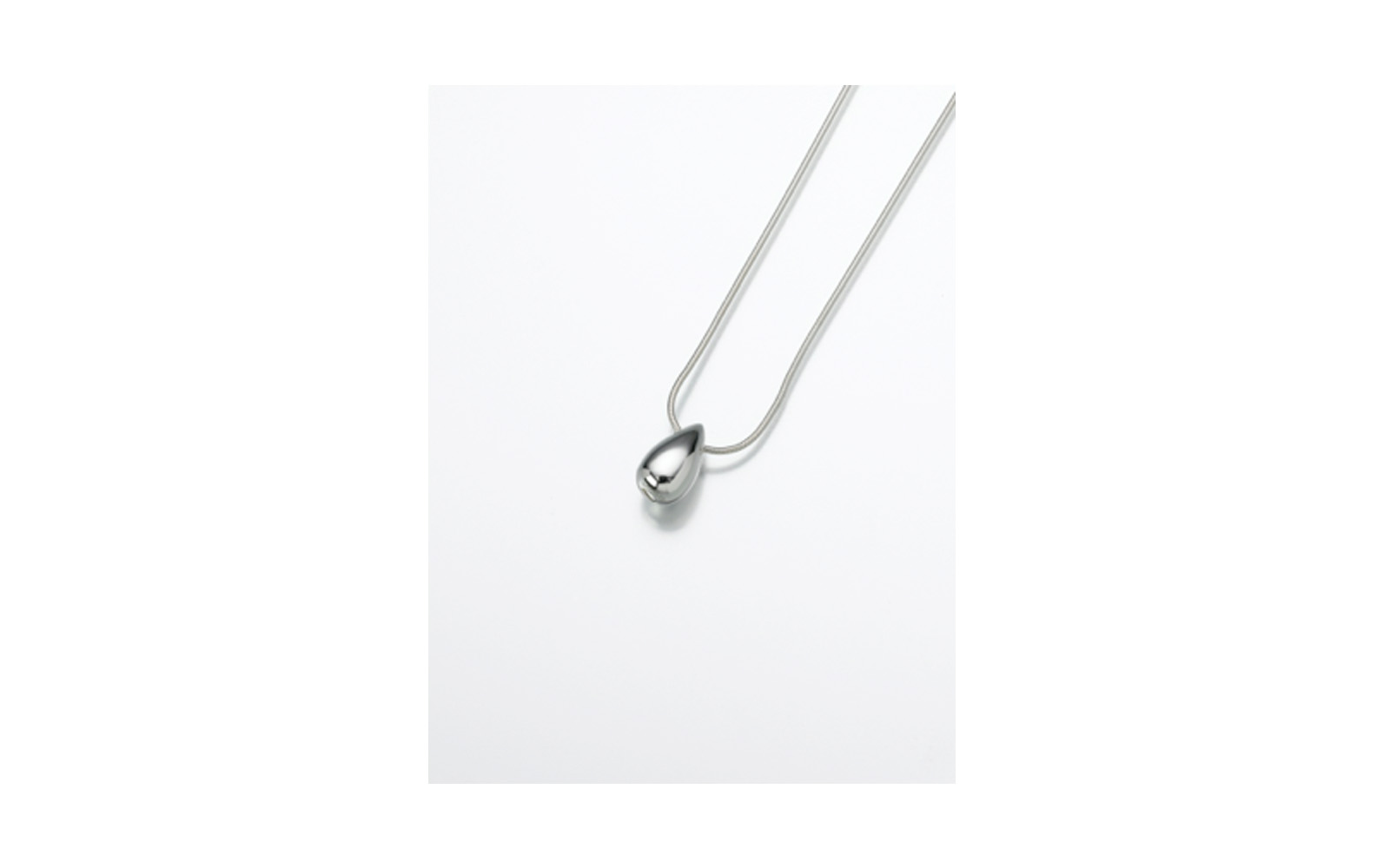 Sterling Silver Slide Tear Drop Pendant Measures 7/16"W x 7/8"H, Chain not included, $160