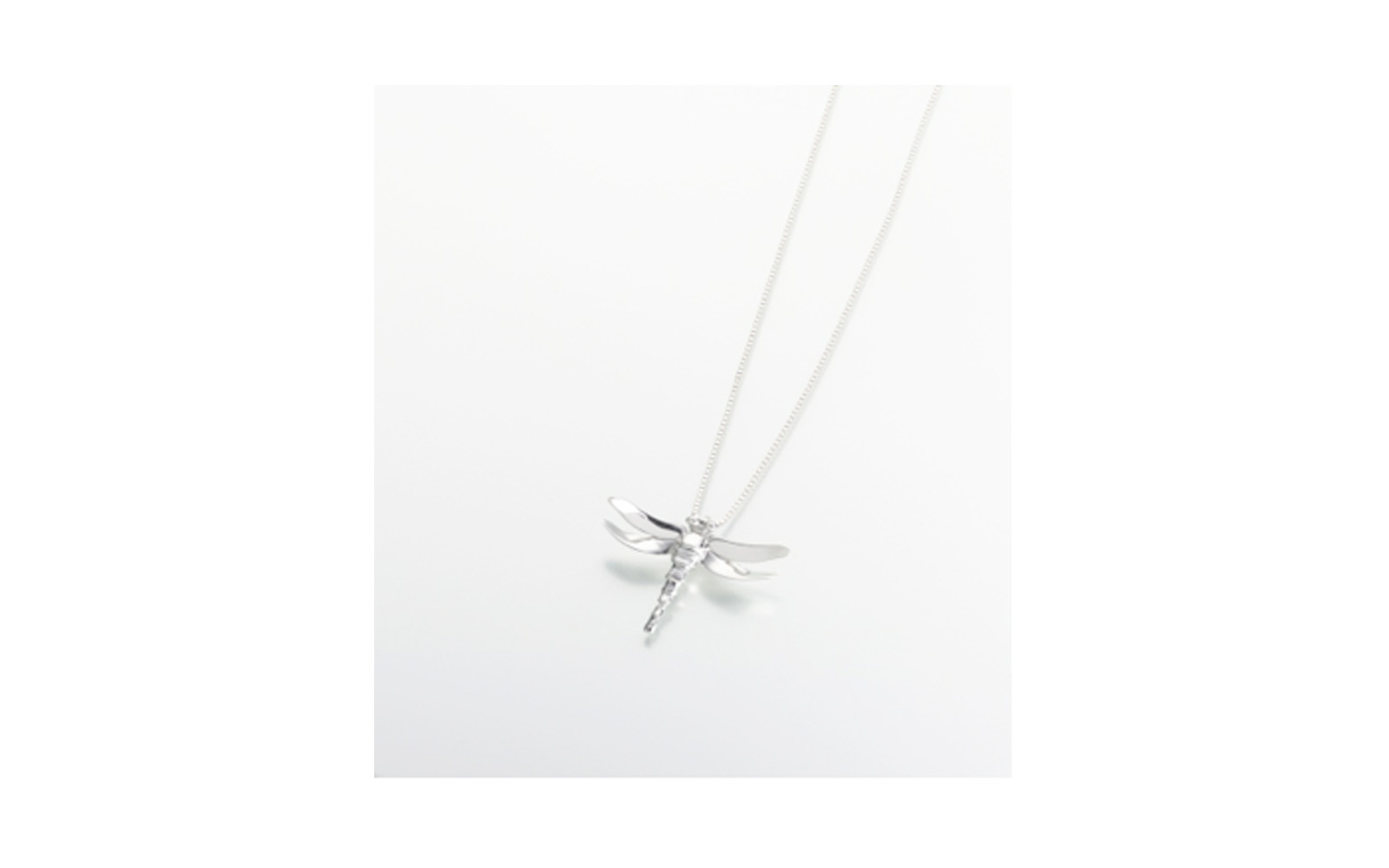 Sterling Silver Dragon Fly Pendant Measures 1-5/8"W x 1-1/4"H x 5/16"D, Chain not included, $160