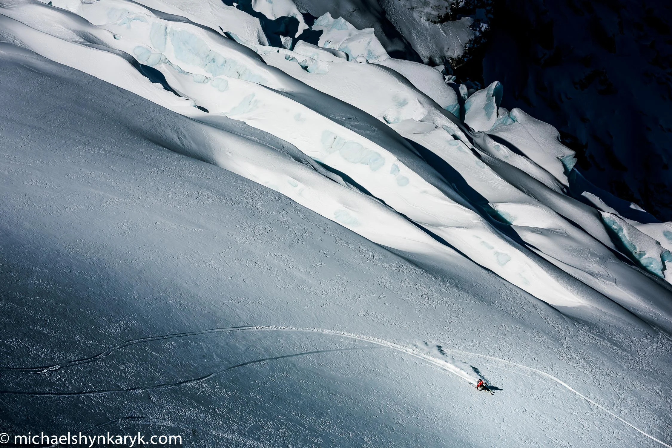 Film Job with Antti Autti, Clarke Glacier, New Zealand. &nbsp;  Photo Credit:&nbsp;Jani Kärppä &nbsp; www.lappikuva.fi  