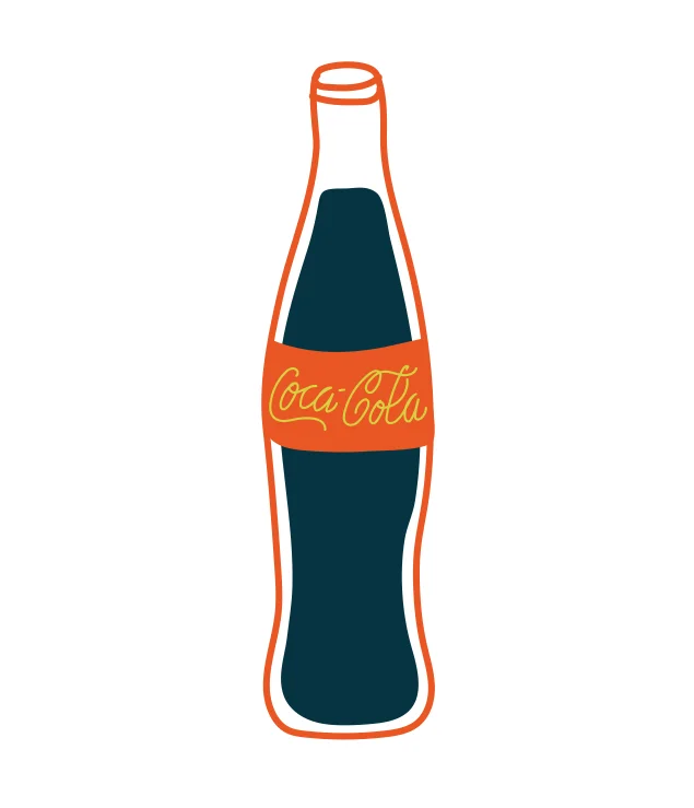5. a mexican coke on a hot day