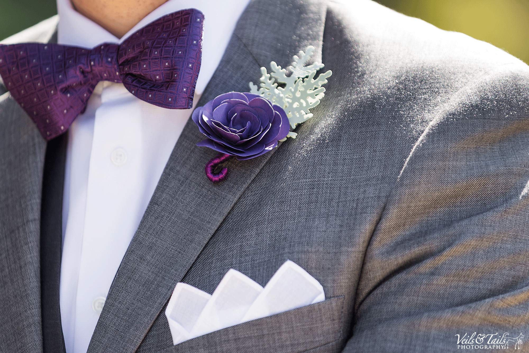 Purple wedding colors and florals