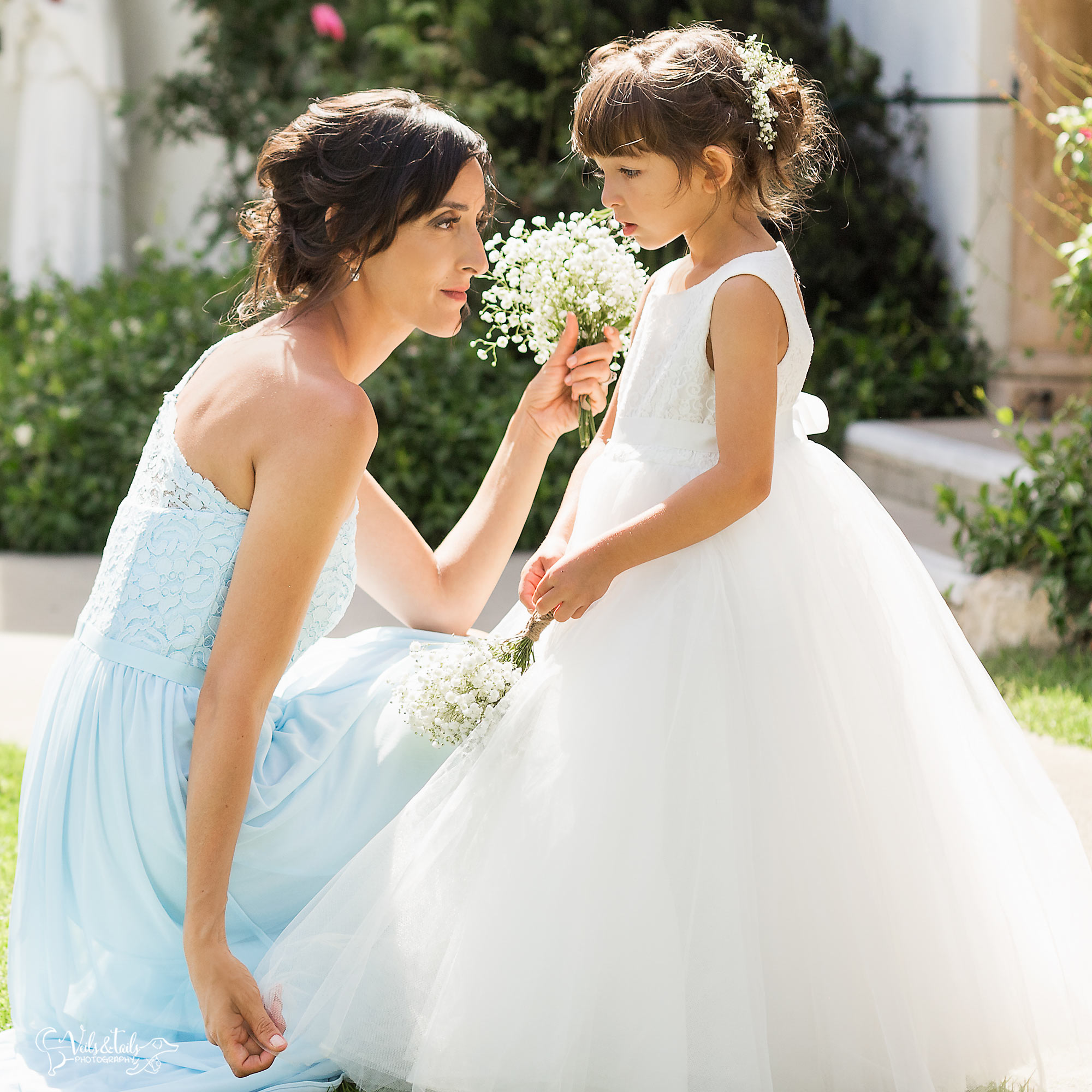 Flower Girl and Bridesmaid