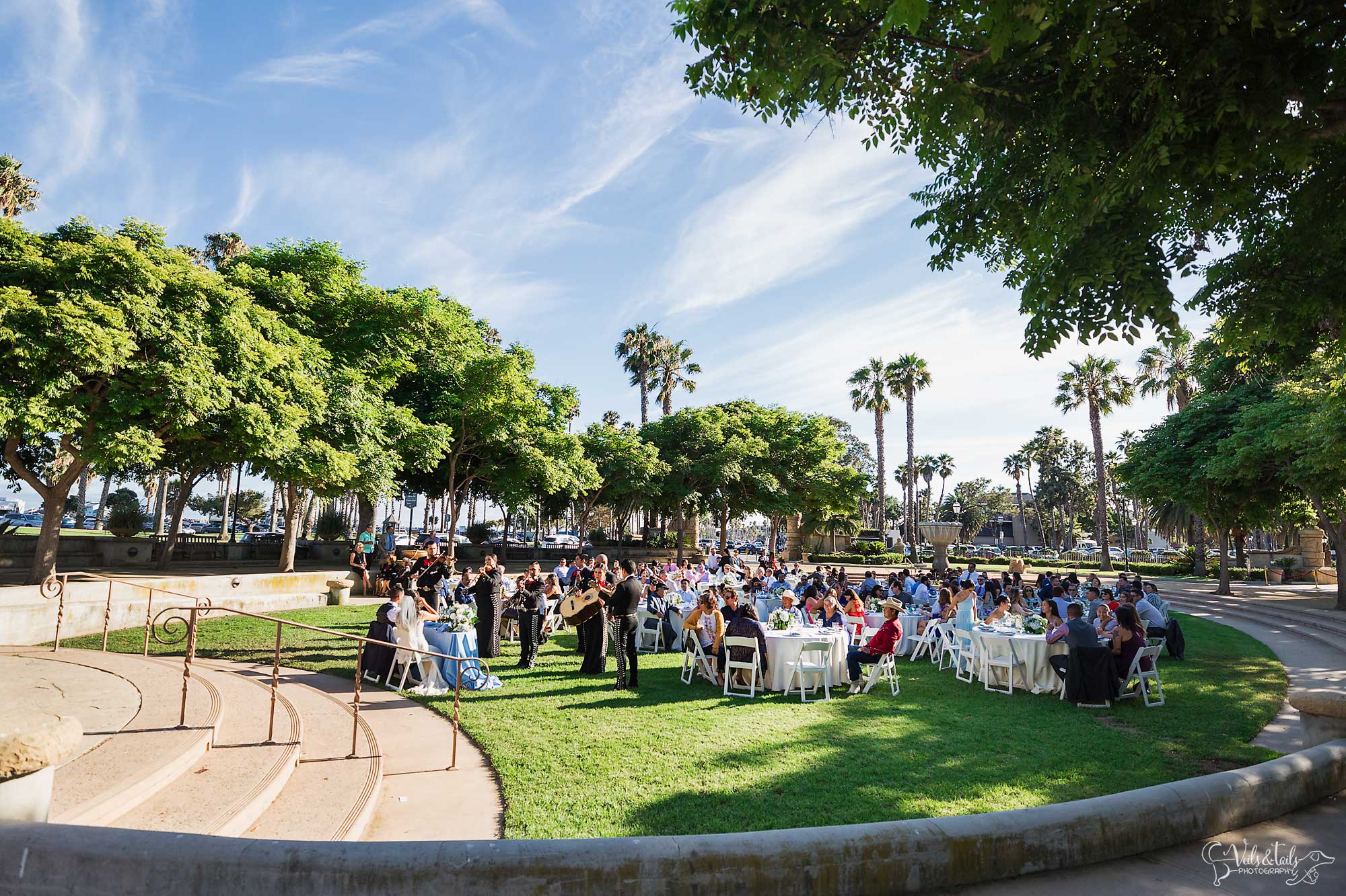 Chase Palm Park Wedding Reception