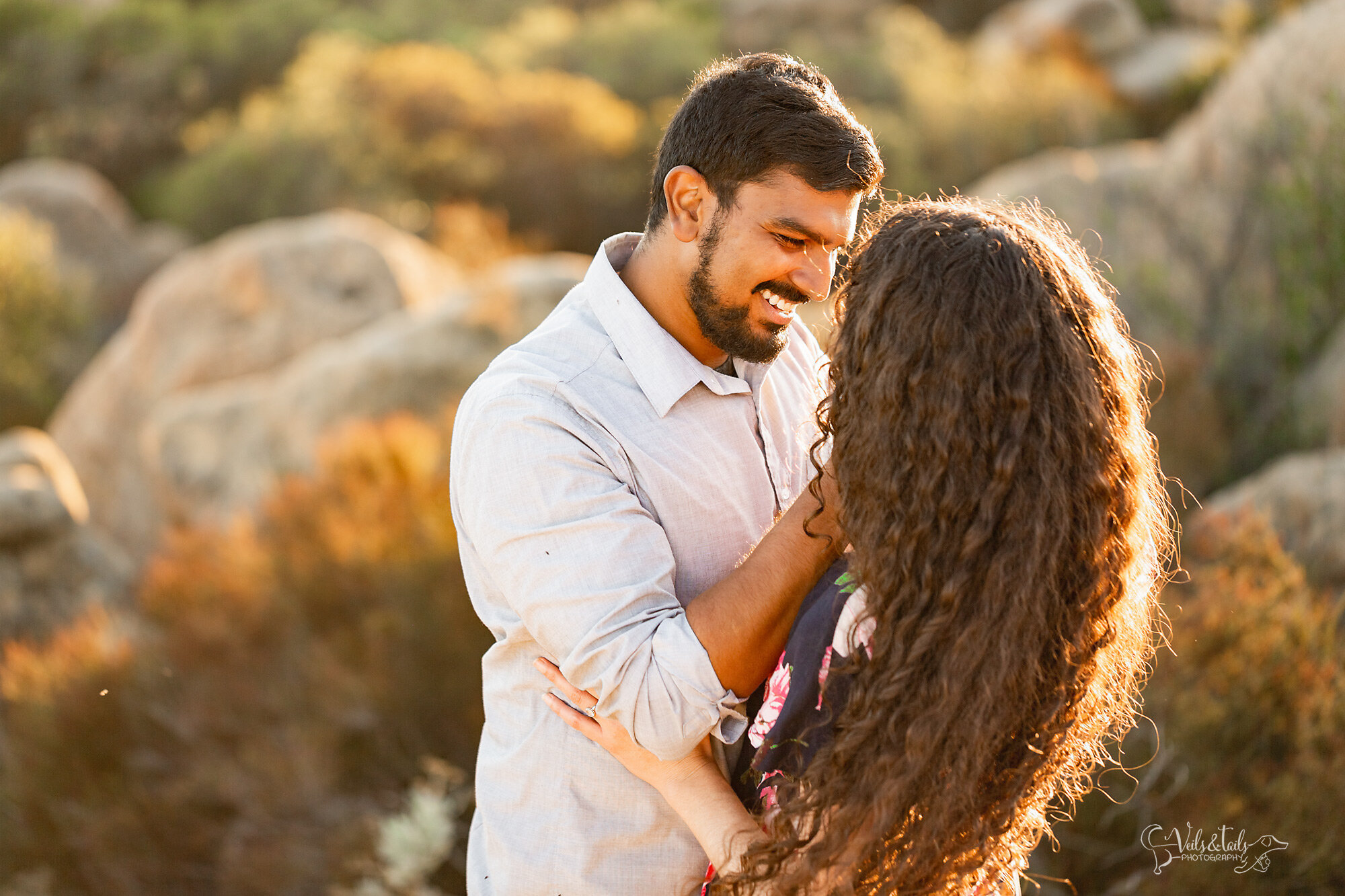 sunset engagement session at Lizard's Mouth in Santa Barbara