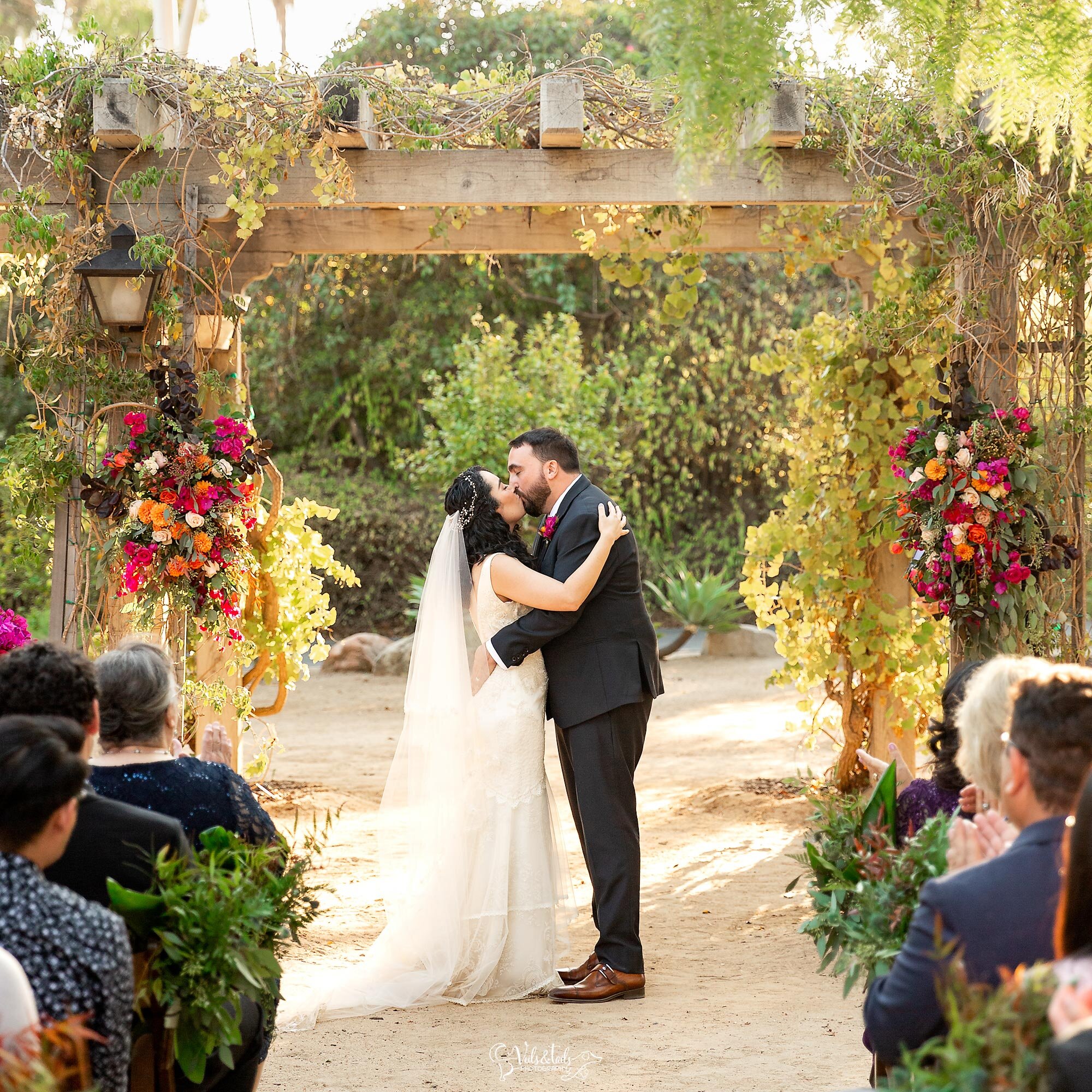 Santa Barbara Historical Museum wedding ceremony photography