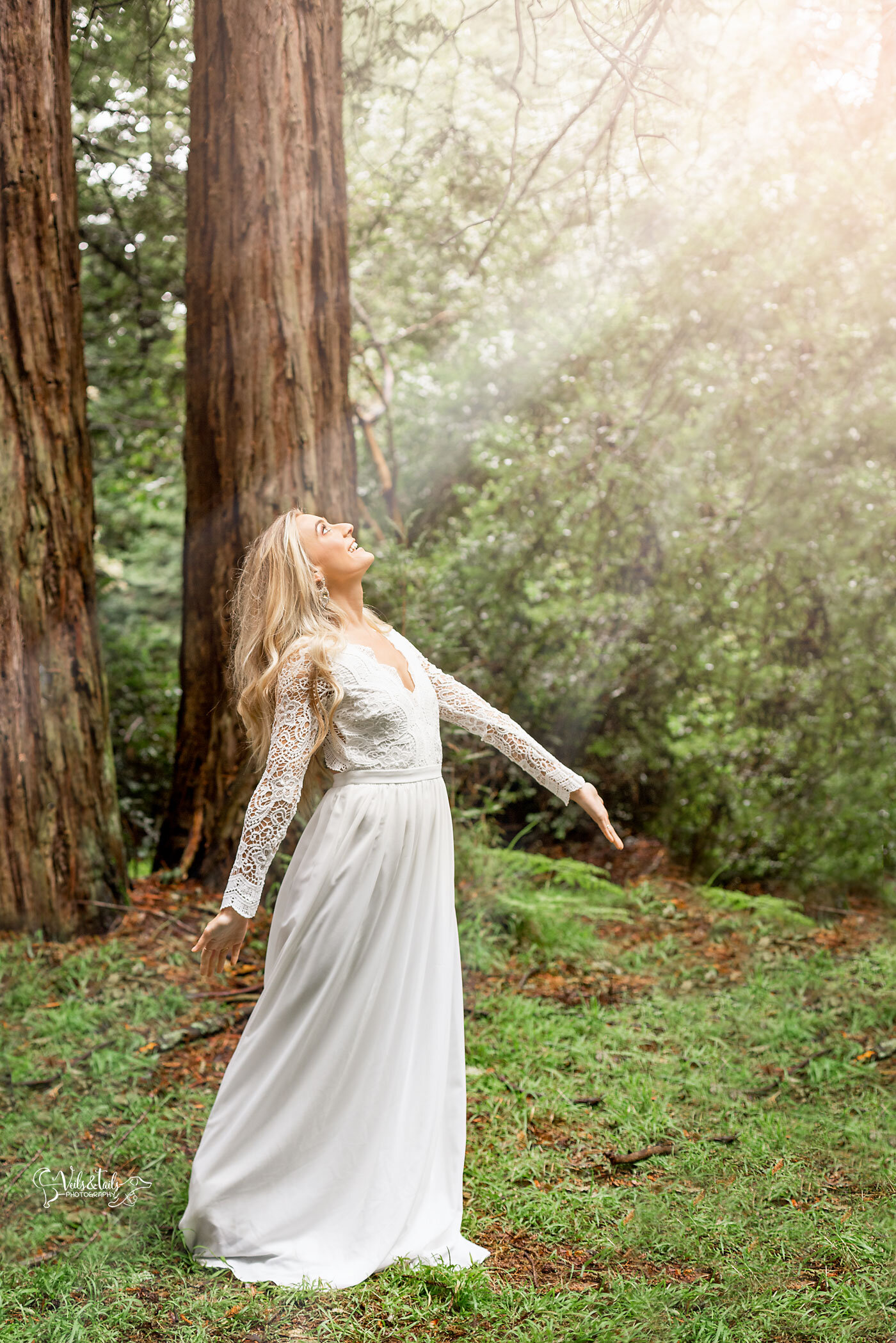 photoshop sun flare, styled bay area boho wedding shoot