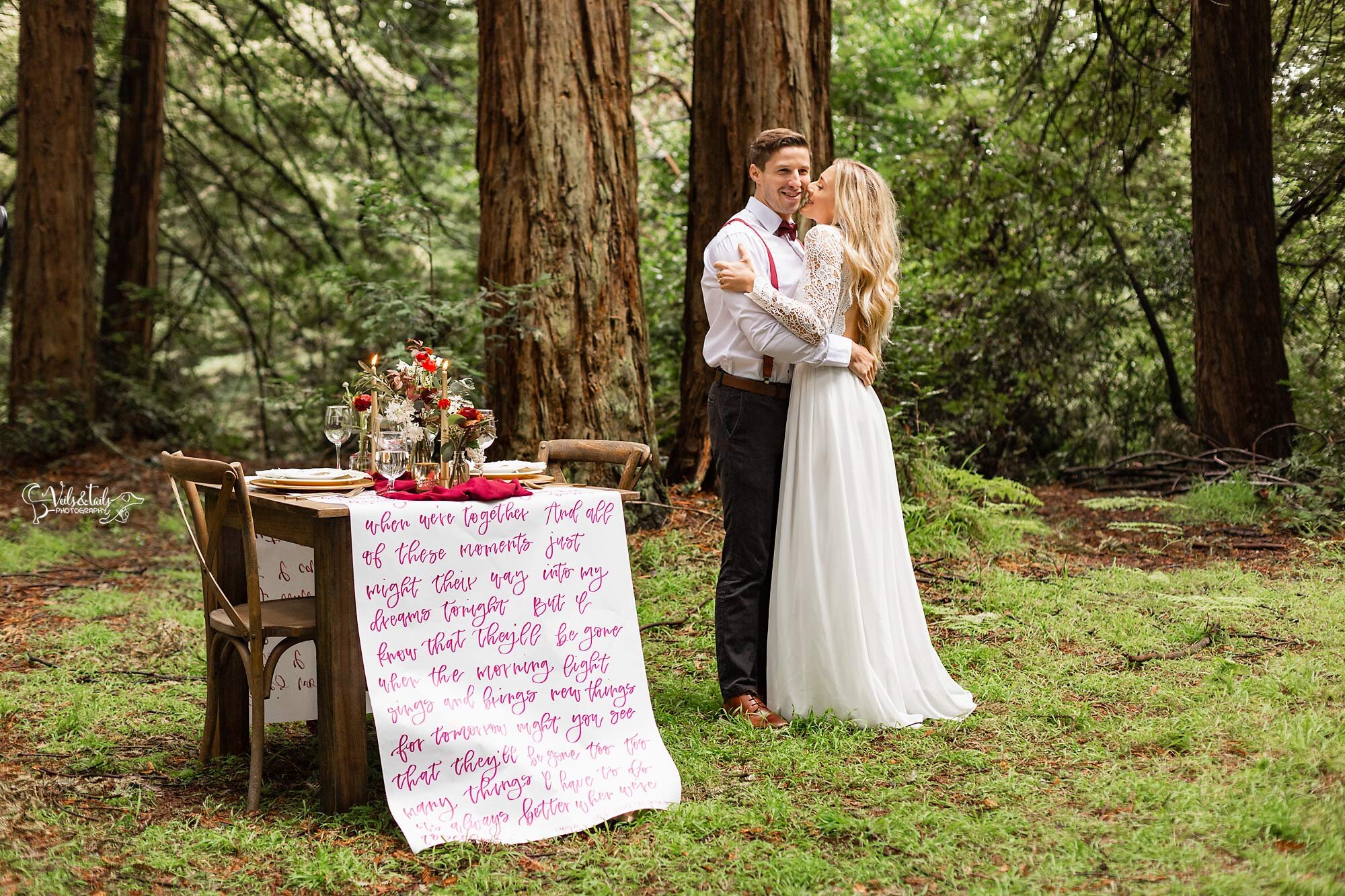 styled bay area boho wedding photography