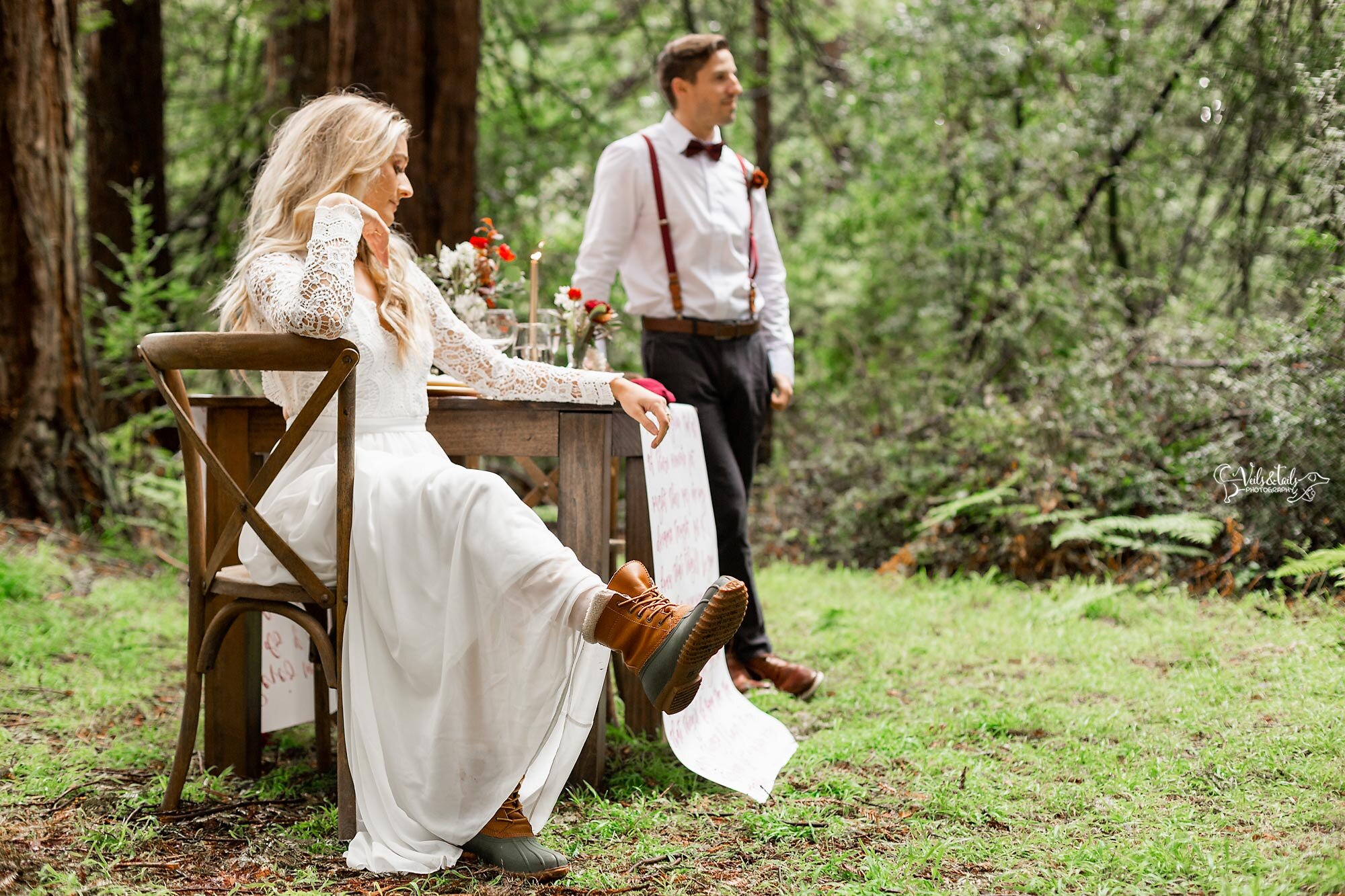 styled san francisco boho wedding photography