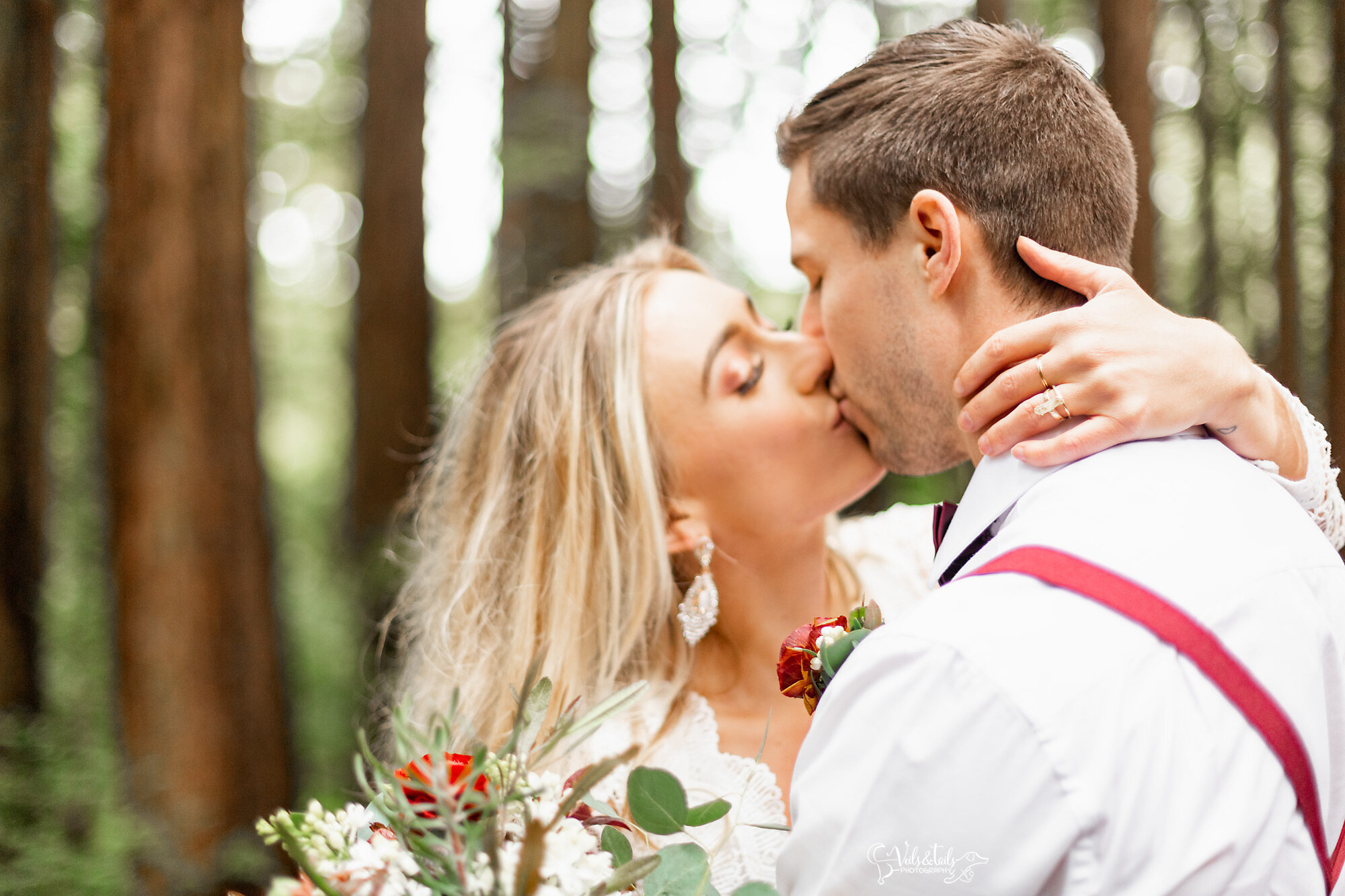 styled shoot redwoods boho elopement photography