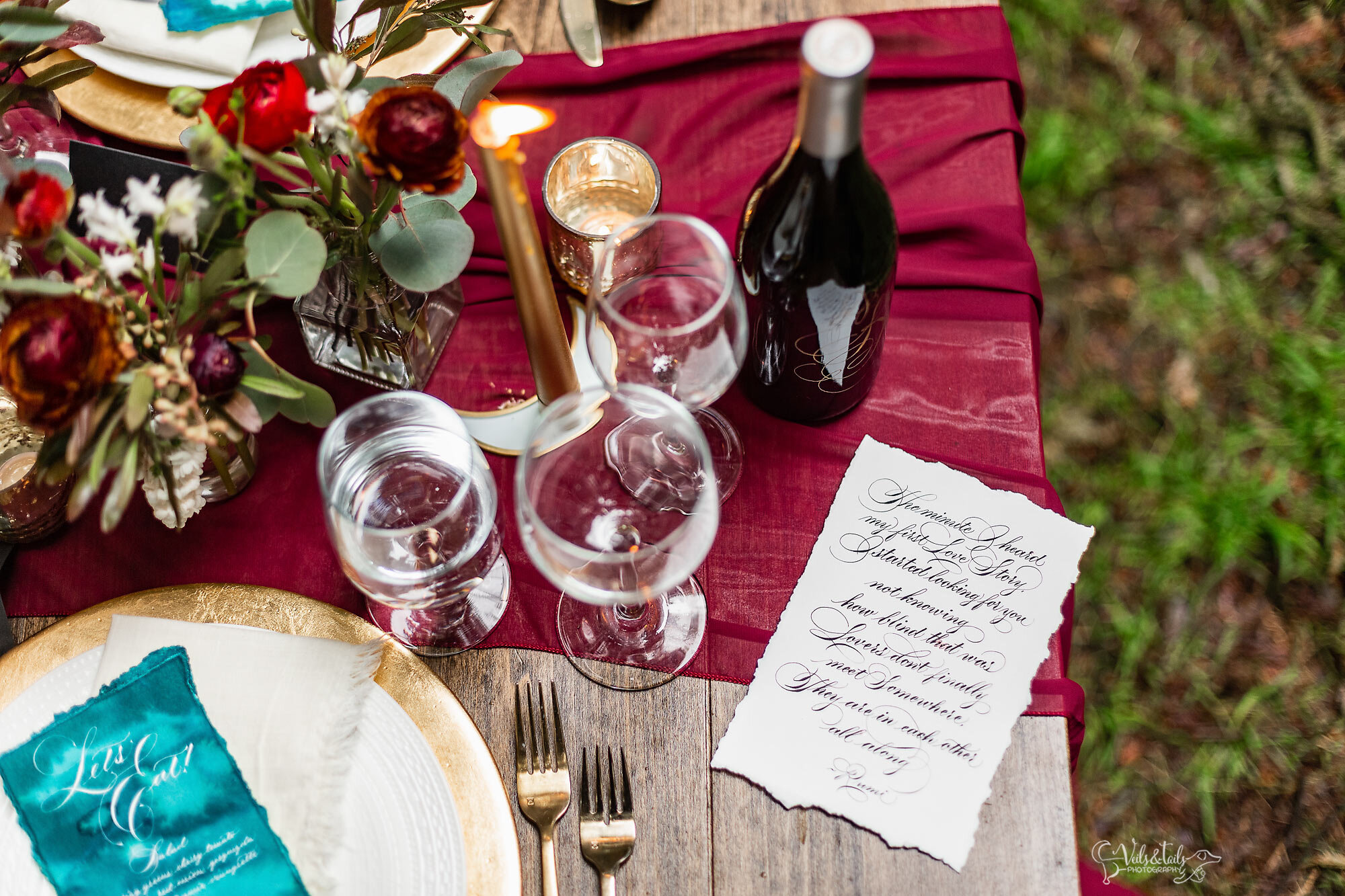 styled shoot san francisco boho elopement photography tablescape