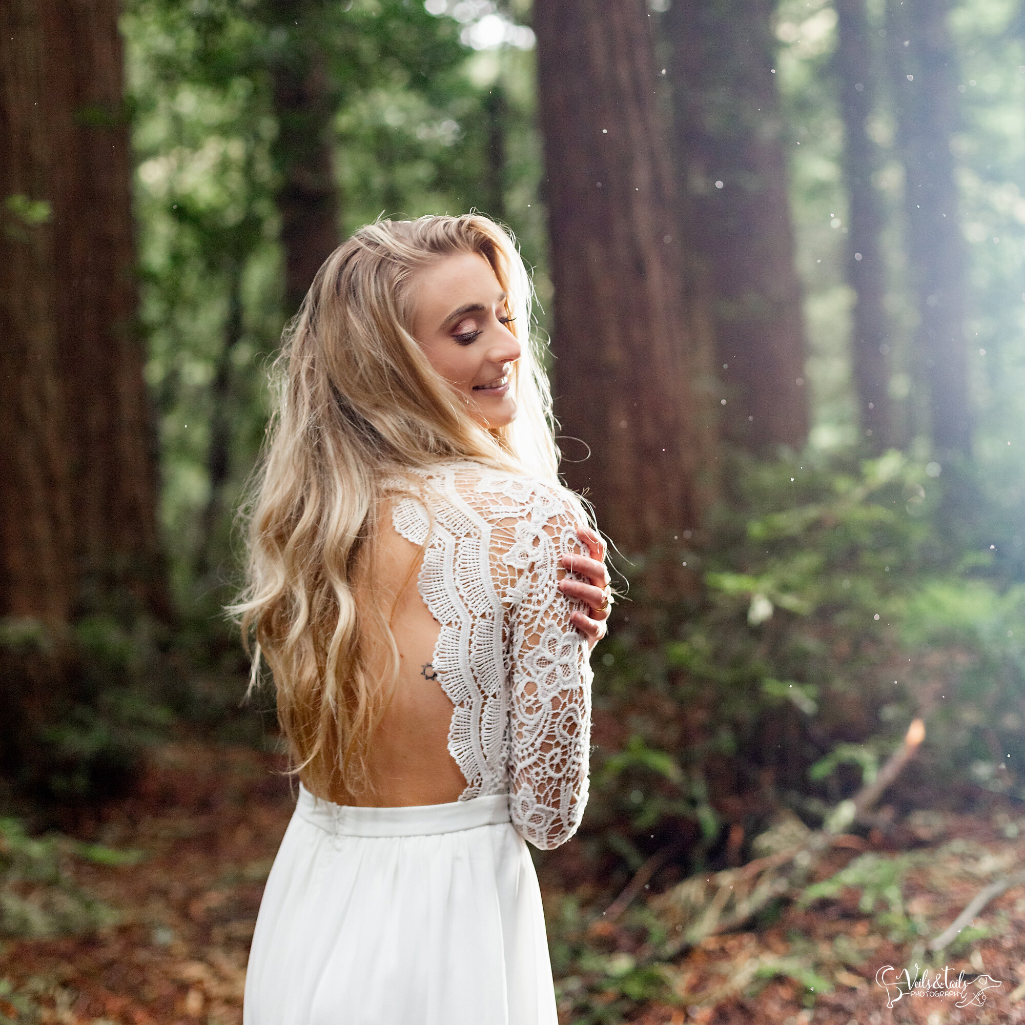 styled shoot redwoods elopement photography