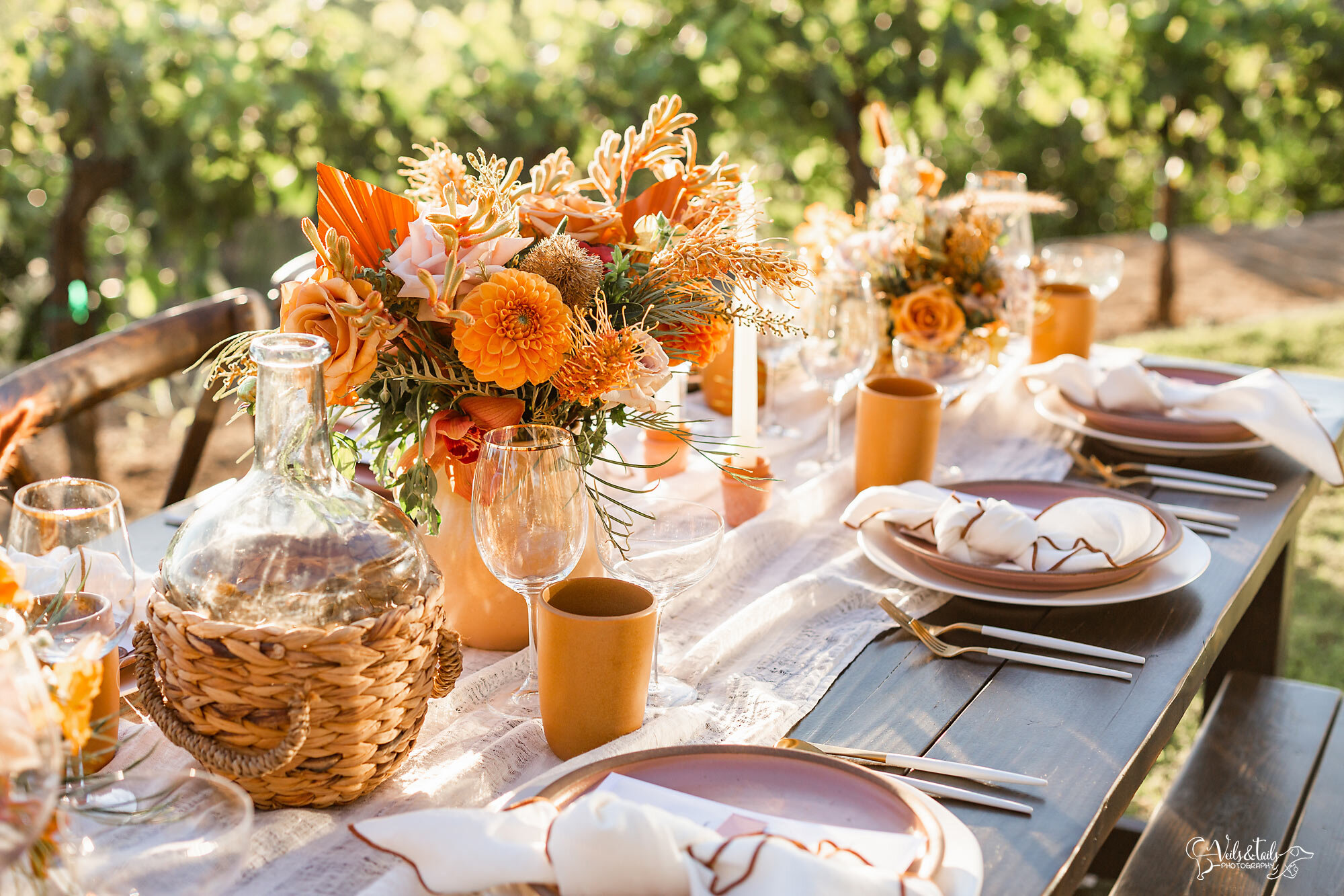 small wedding photography, details, table setting