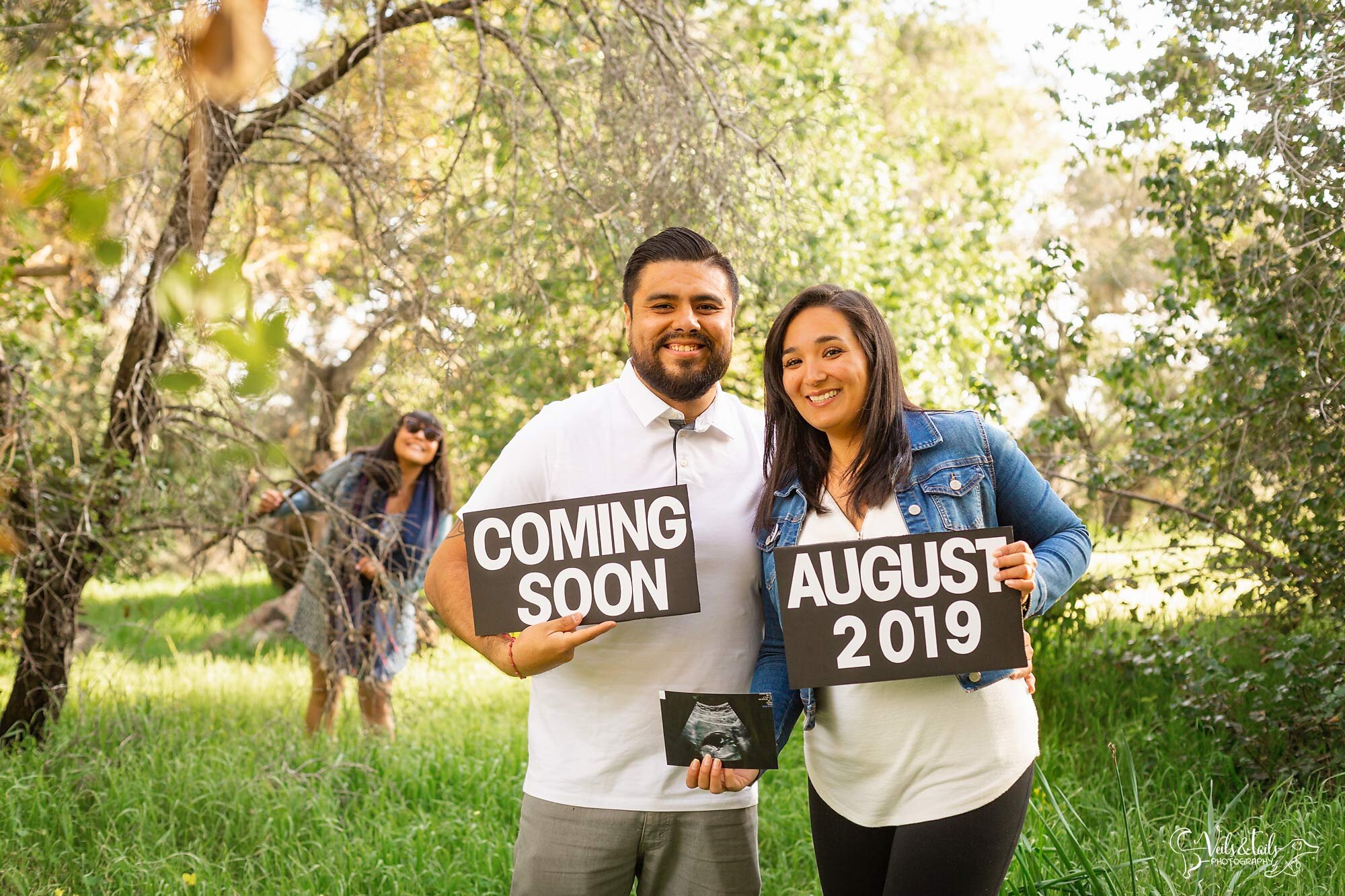 Southern California family photographer surprise baby announcement