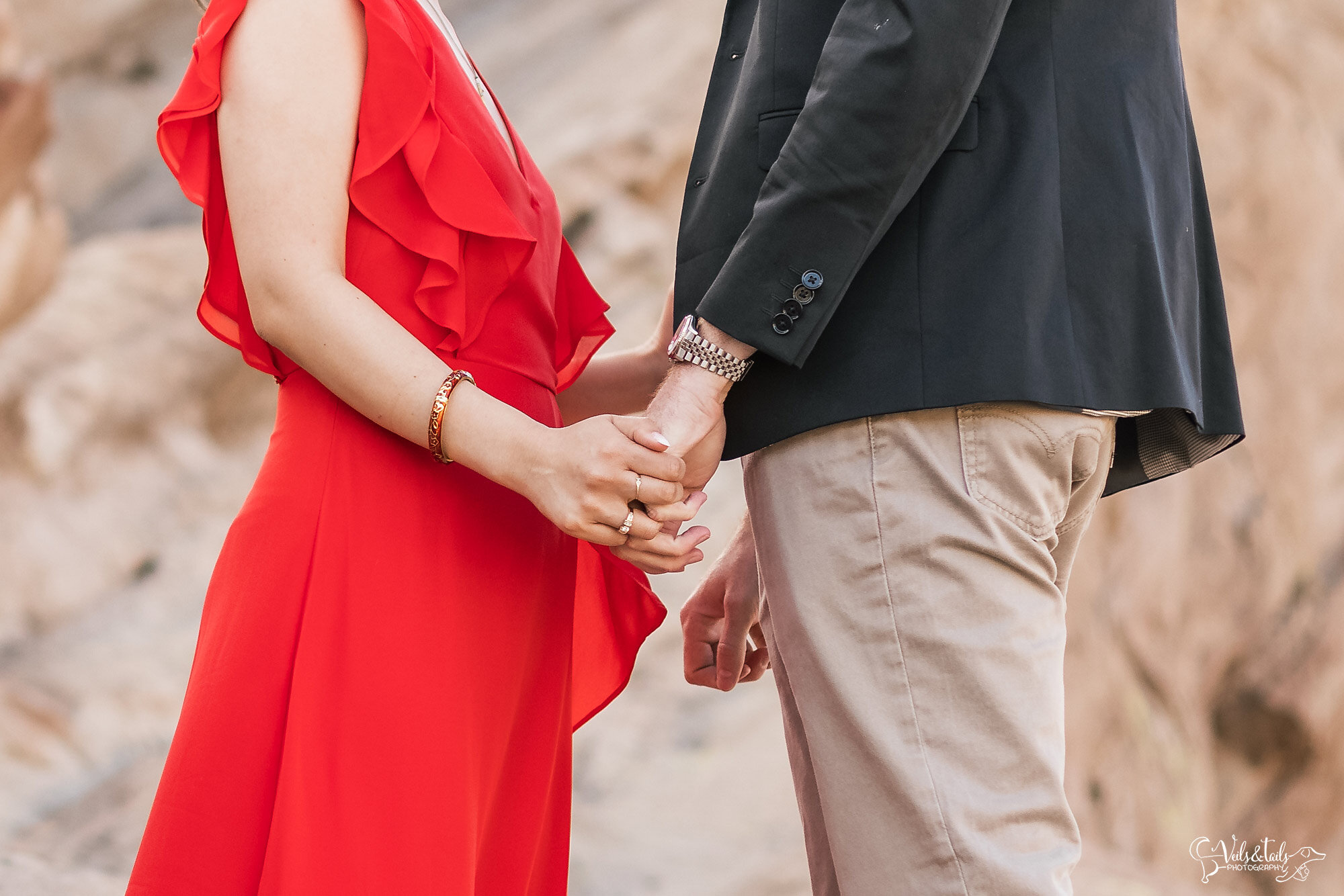 Vasquez Rocks engagement session photography