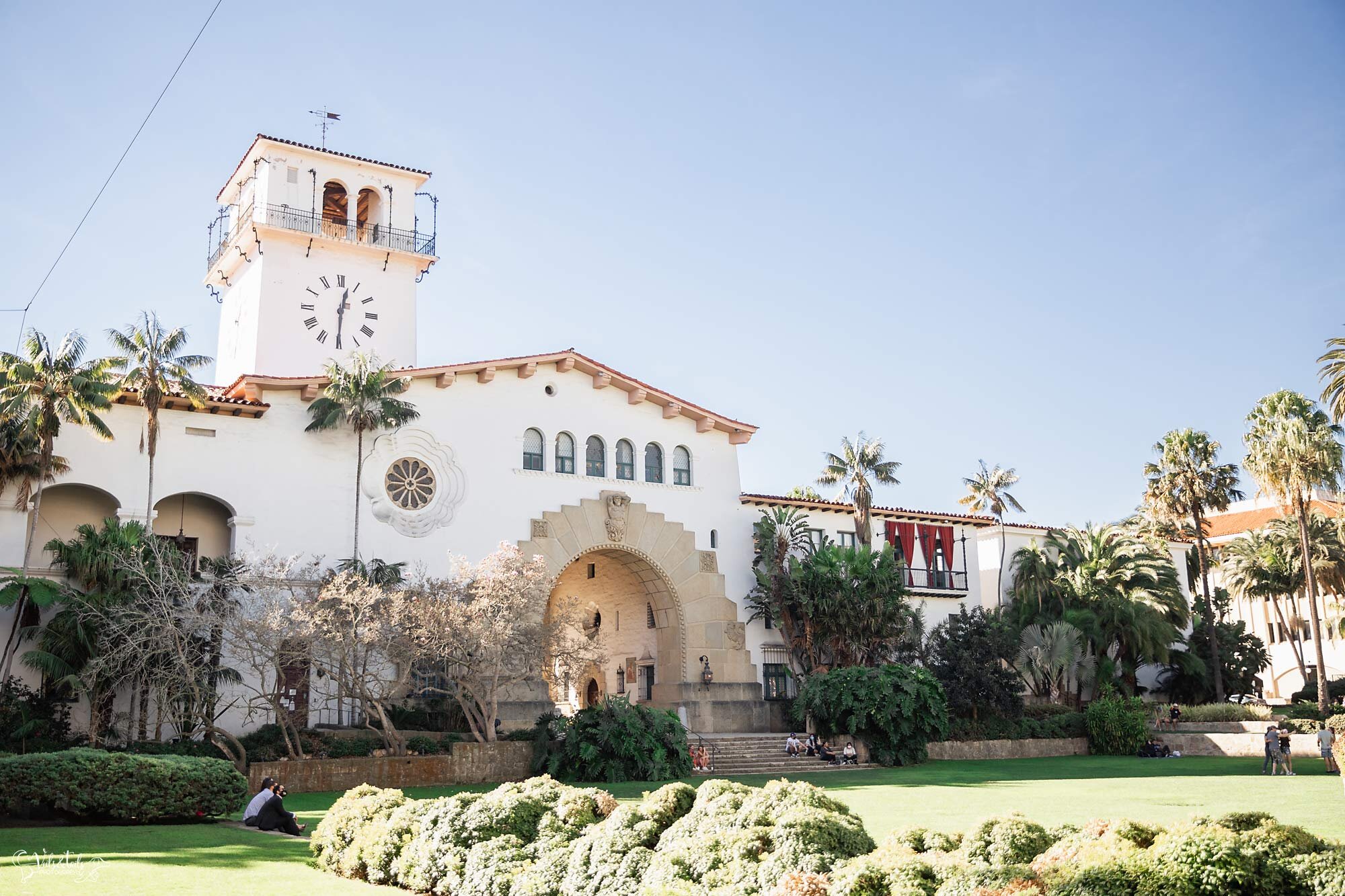 Santa Barbara Courthouse wedding photographer