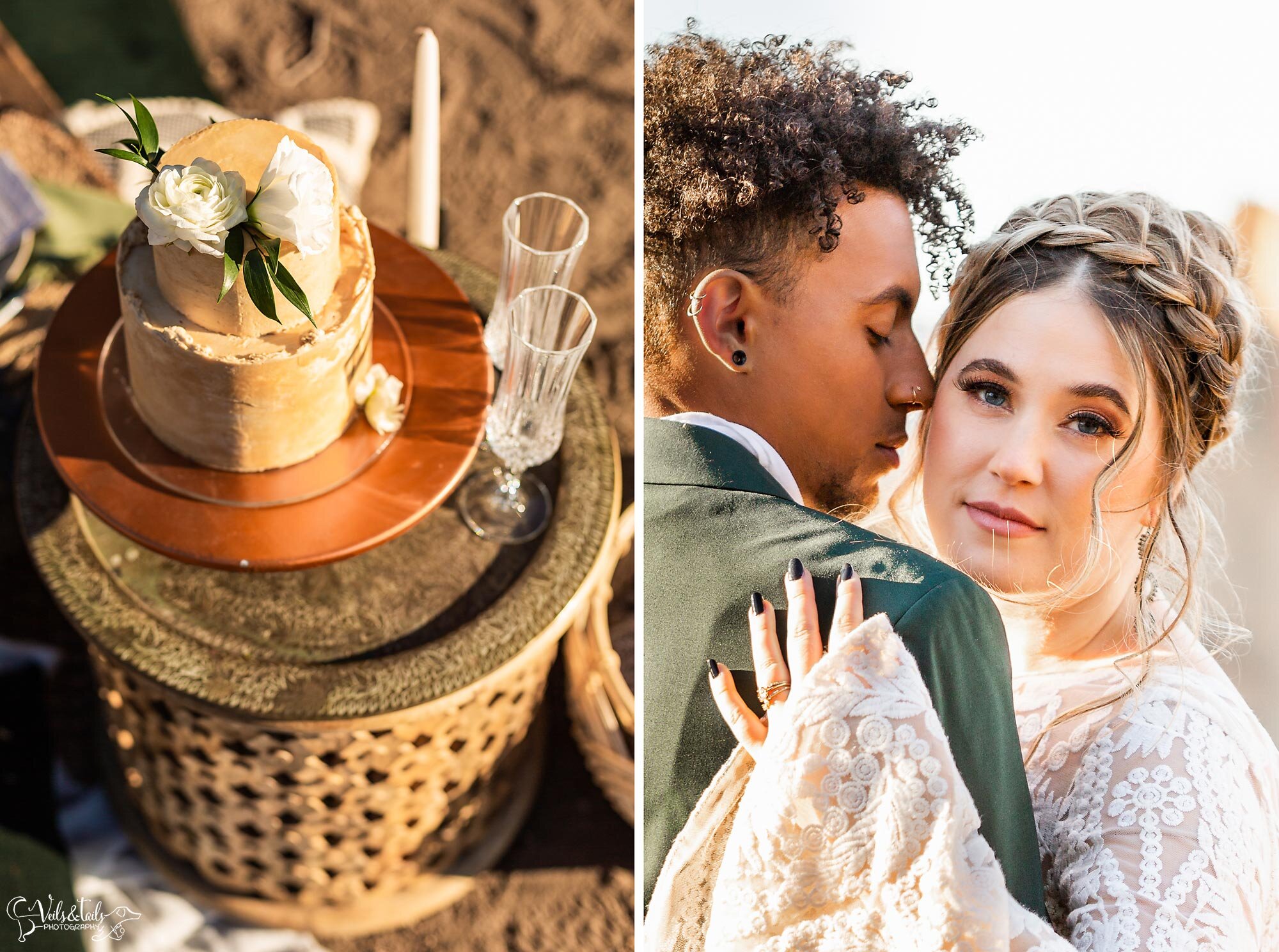 earthy elopement photography at Smith Rock in Bend, Oregon