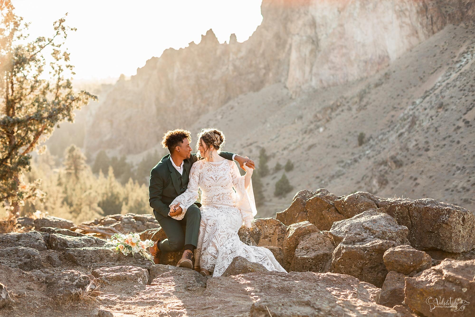 Oregon destination wedding and elopement photography, Smith Rock