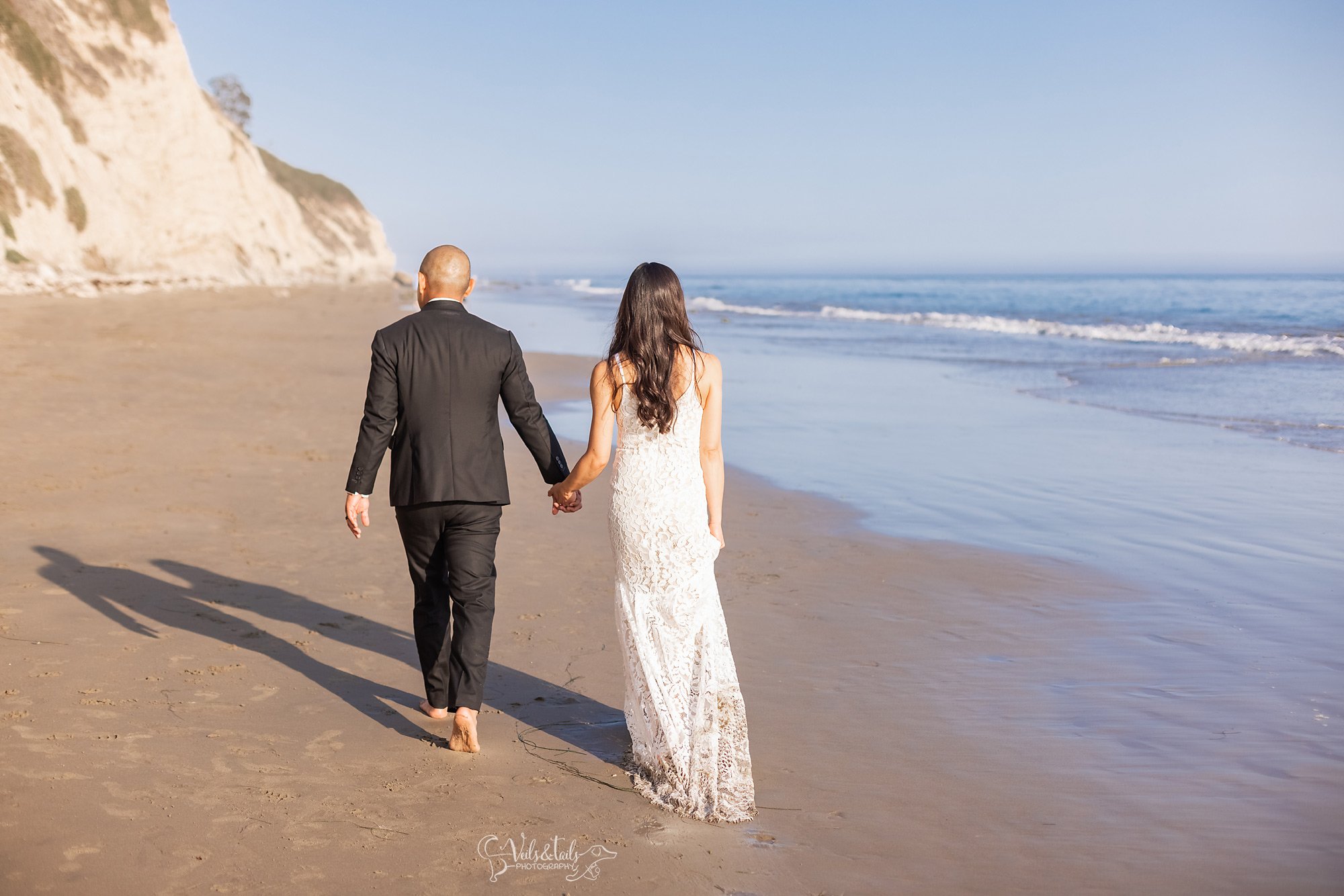 Santa Barbara beach elopement photographer