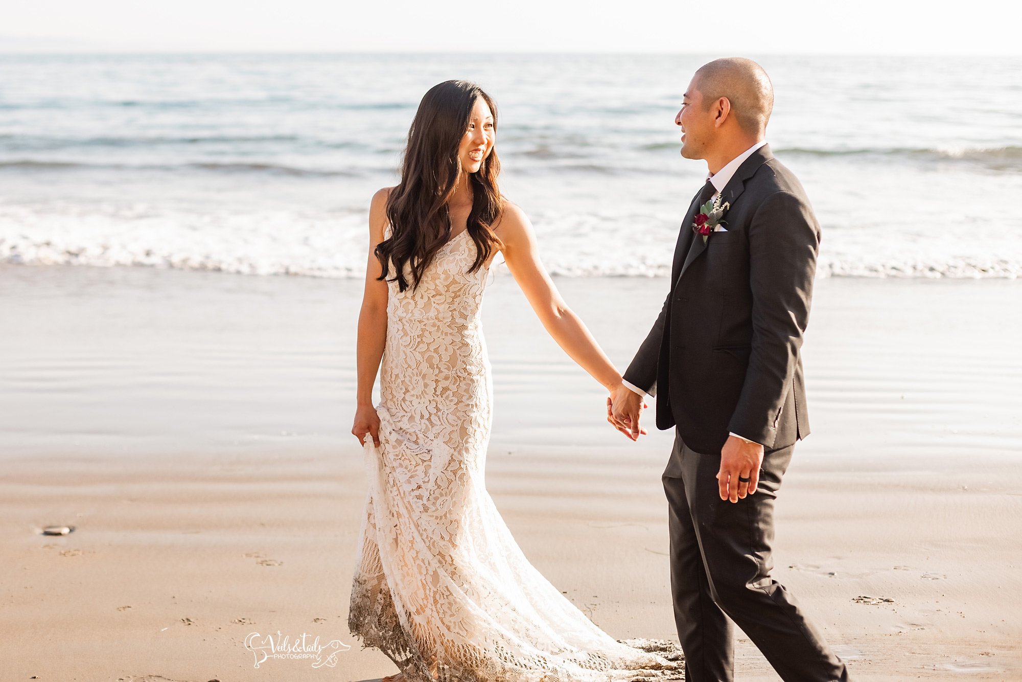 Santa Barbara adventure beach elopement photographer