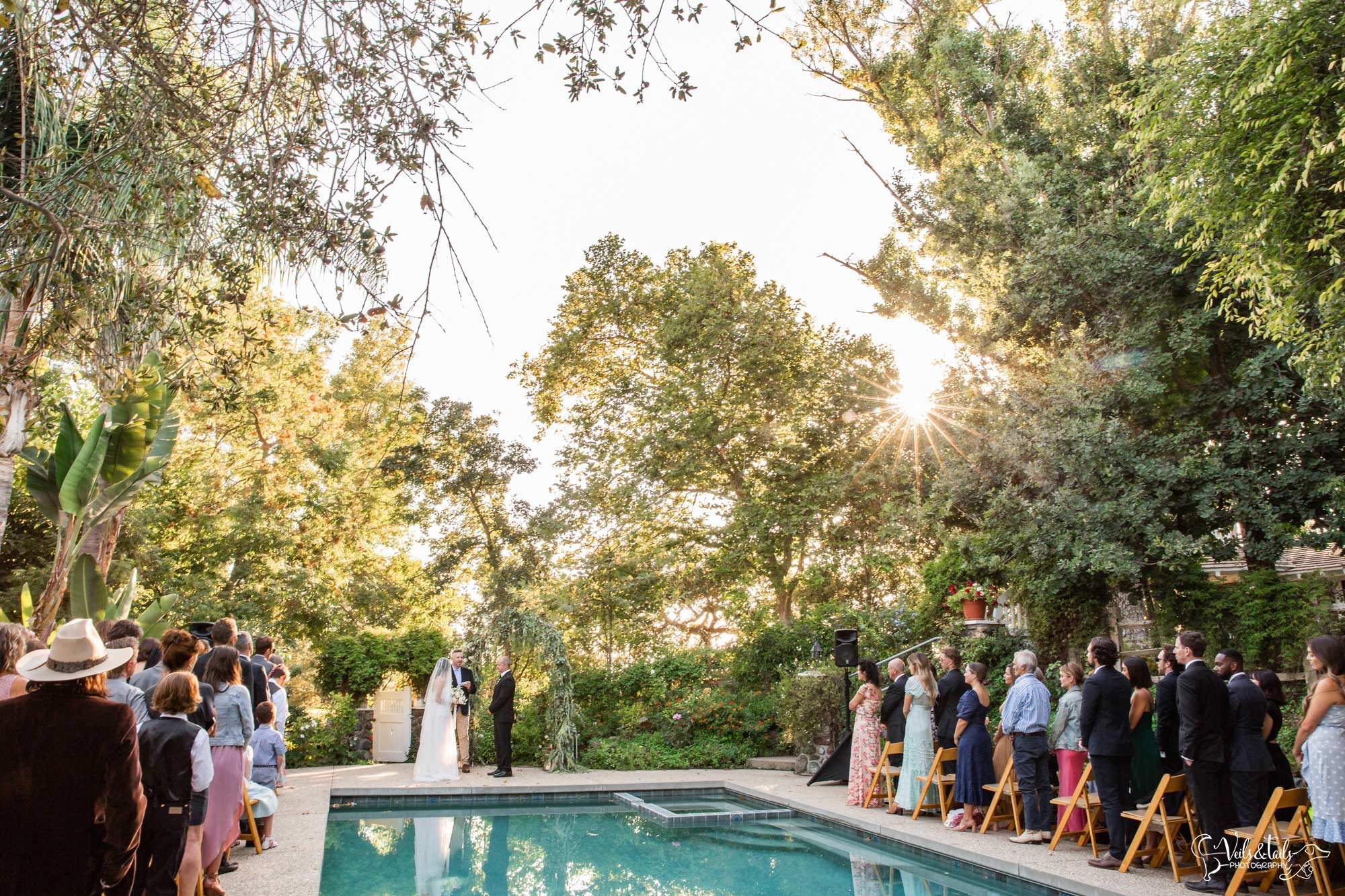 Backyard wedding in Santa Ynez, Veils &amp; Tails Photography