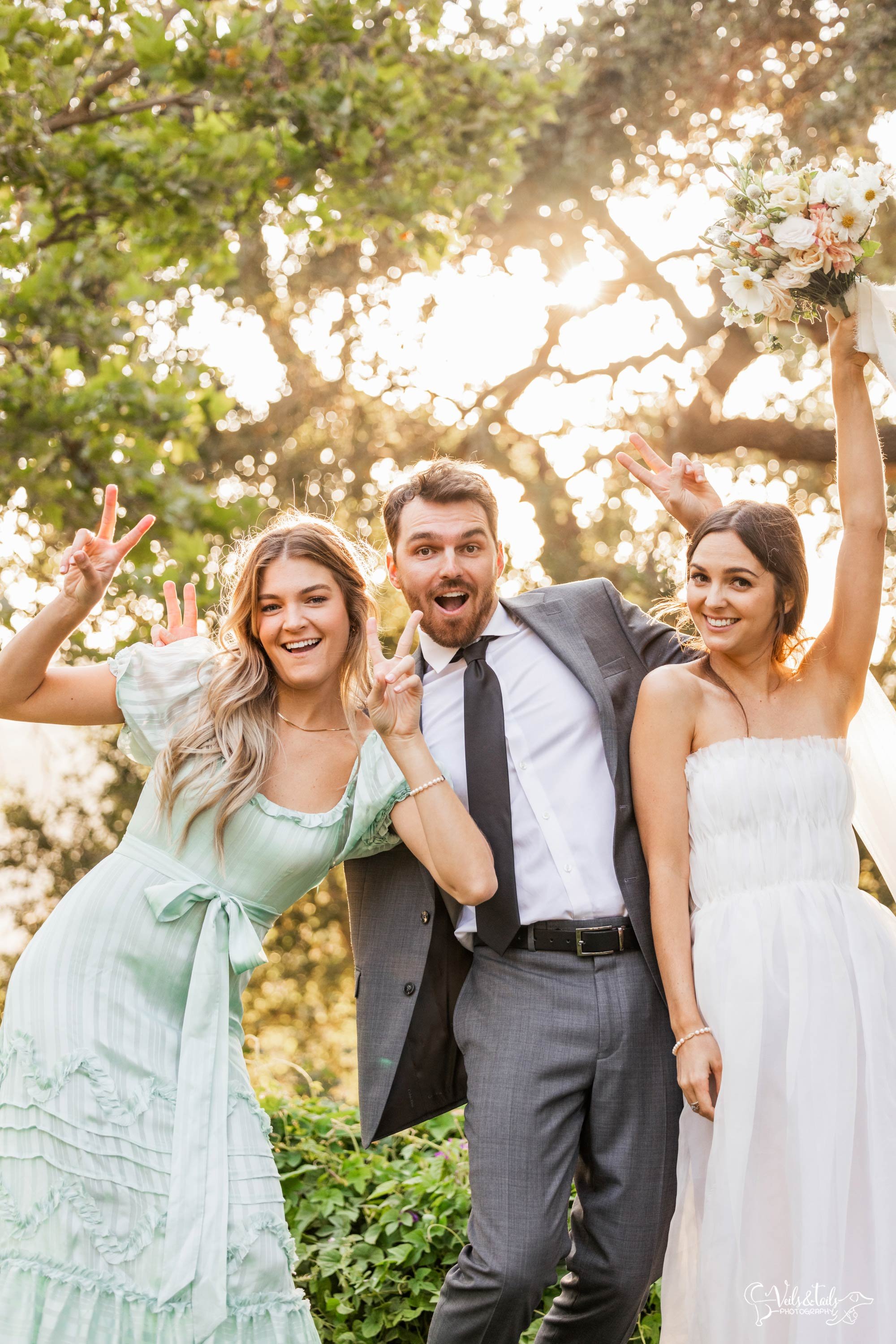 Fun candid wedding photography in Santa Barbara