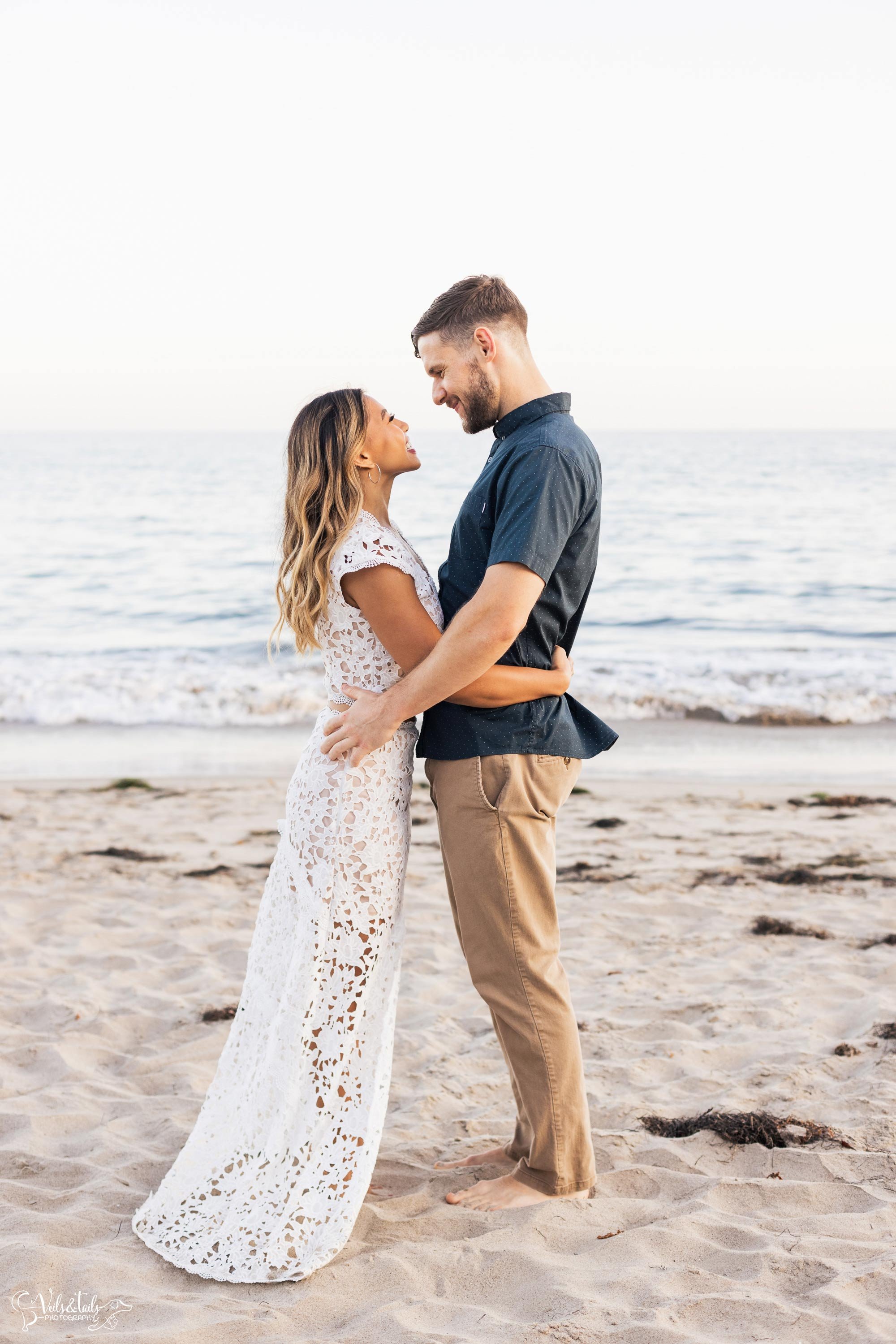 beach engagement session, Santa Barbara photographer