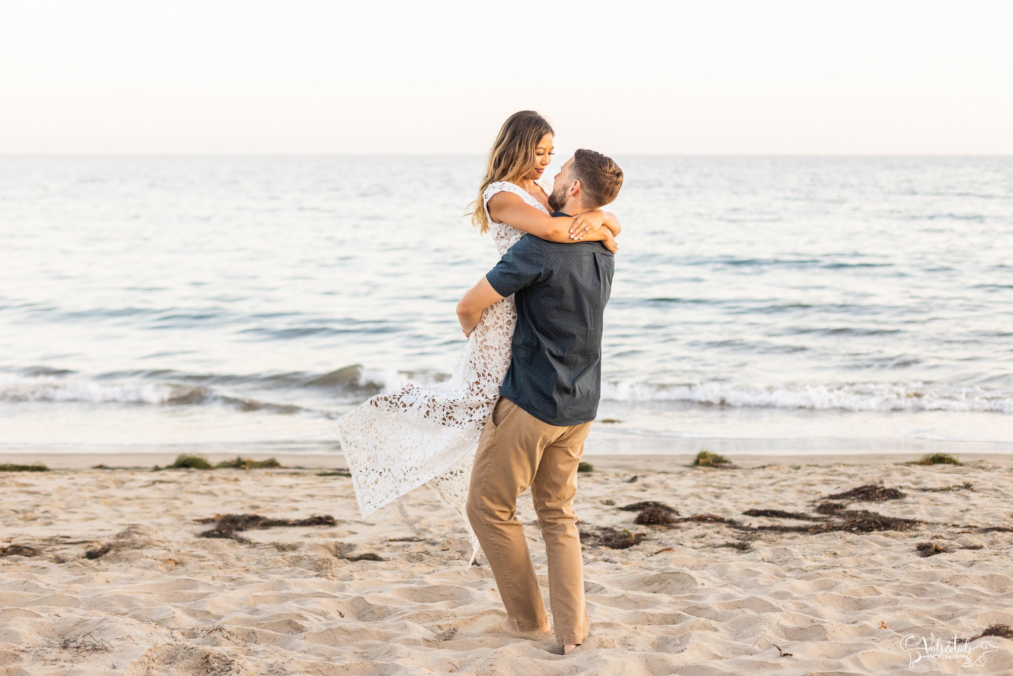 beach engagement session, Southern California photographer