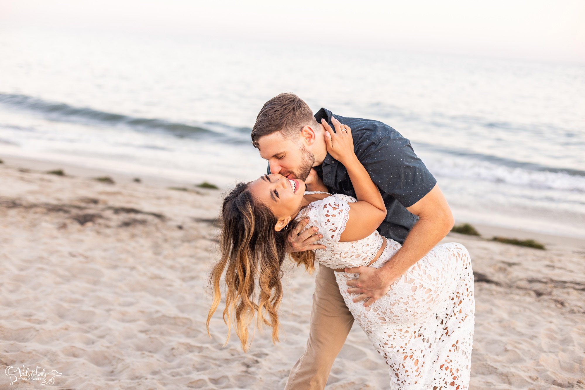 beach engagement session, Santa Barbara photographer