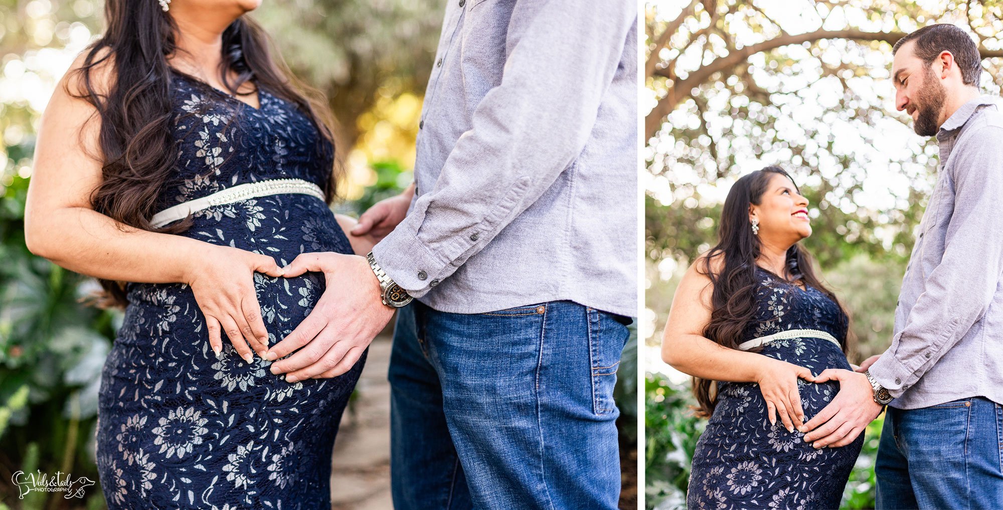 maternity session photography details Santa Barbara