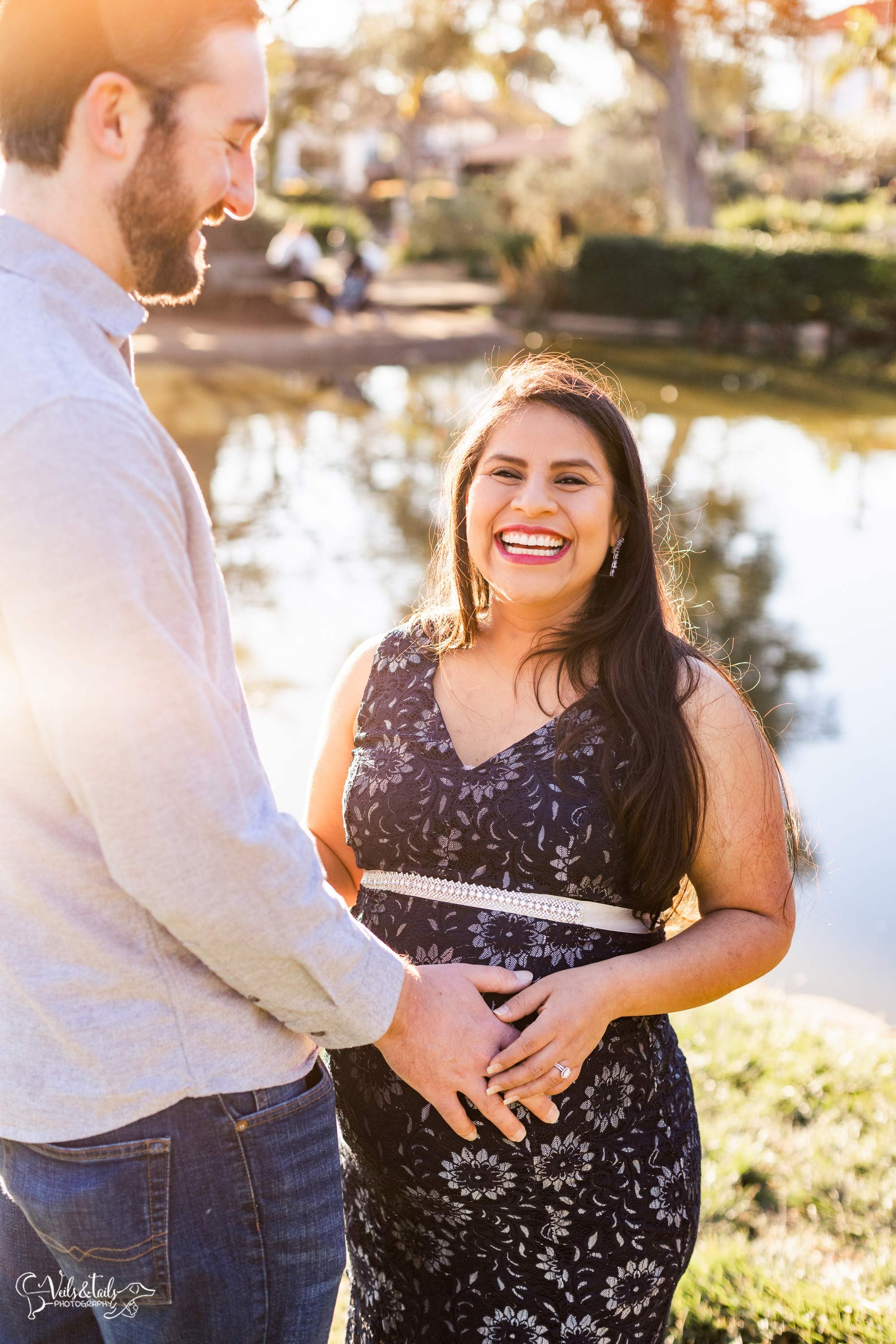 candid maternity session photography Santa Barbara