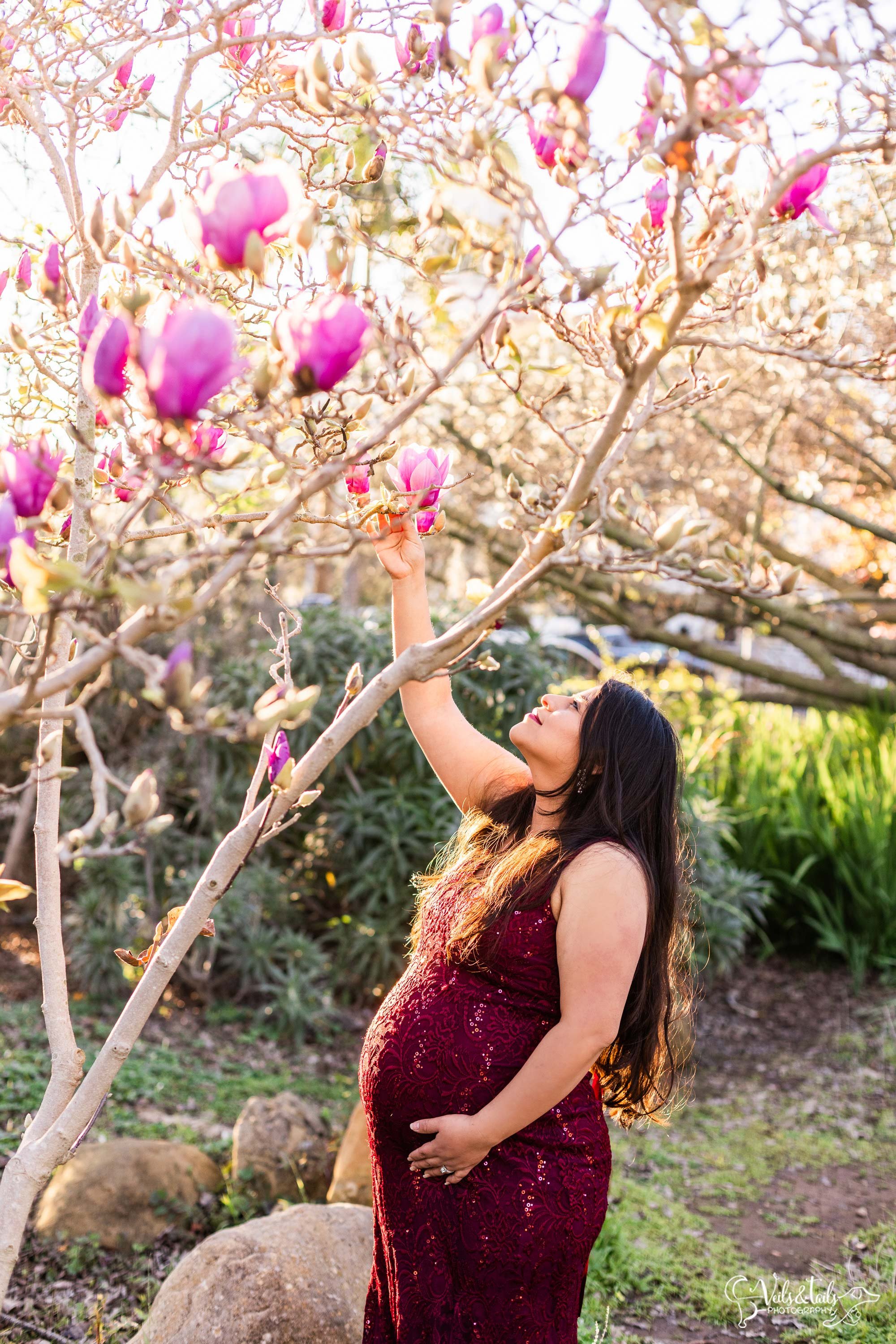 spring maternity session photographer Santa Barbara