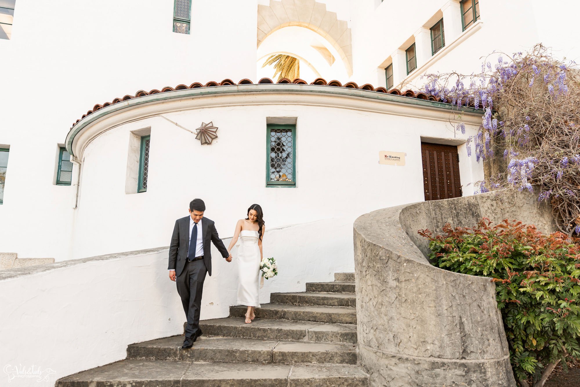 Santa Barbara Courthouse wedding photographer