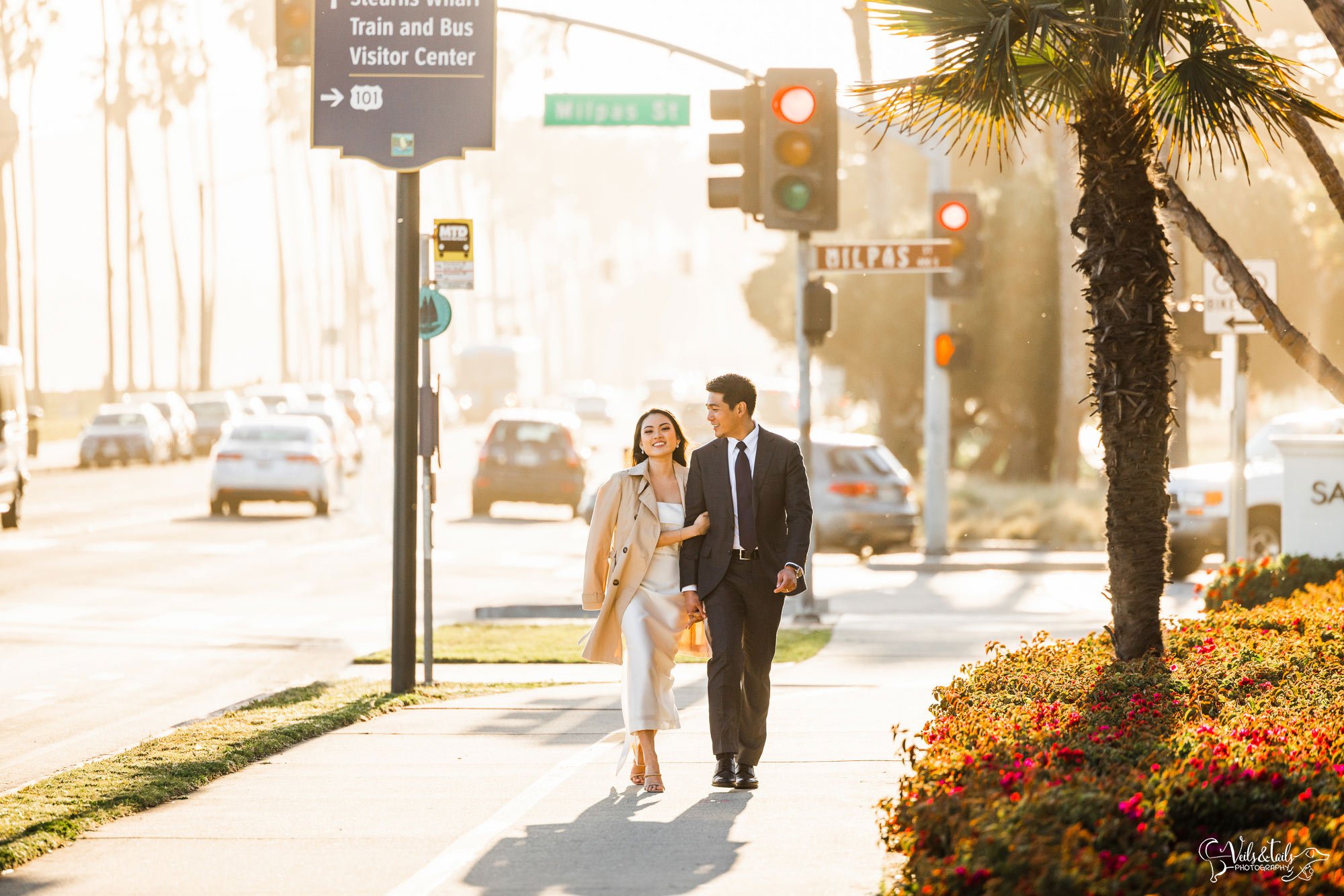 downtown Santa Barbara wedding photographer