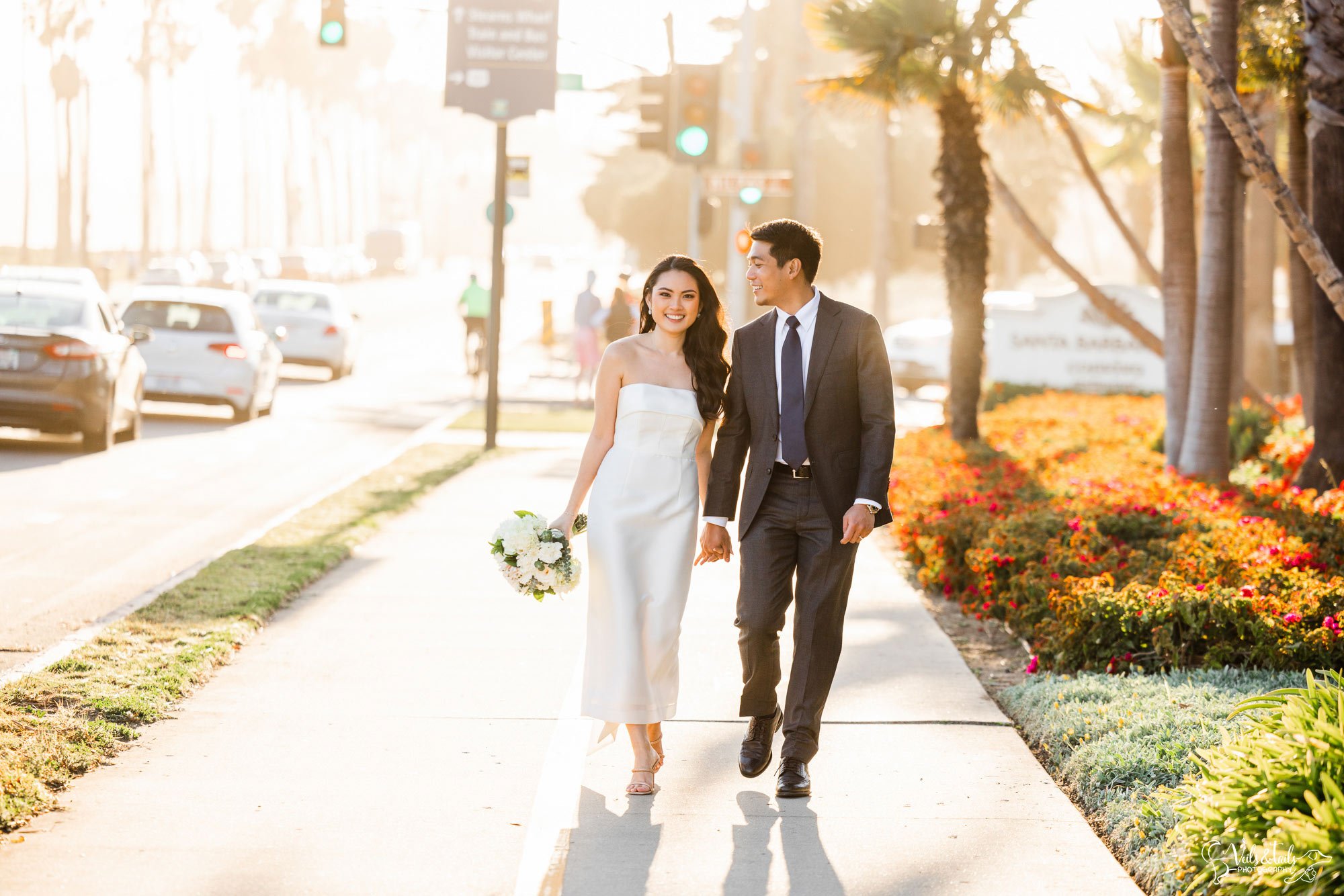 urban chic Santa Barbara wedding photography