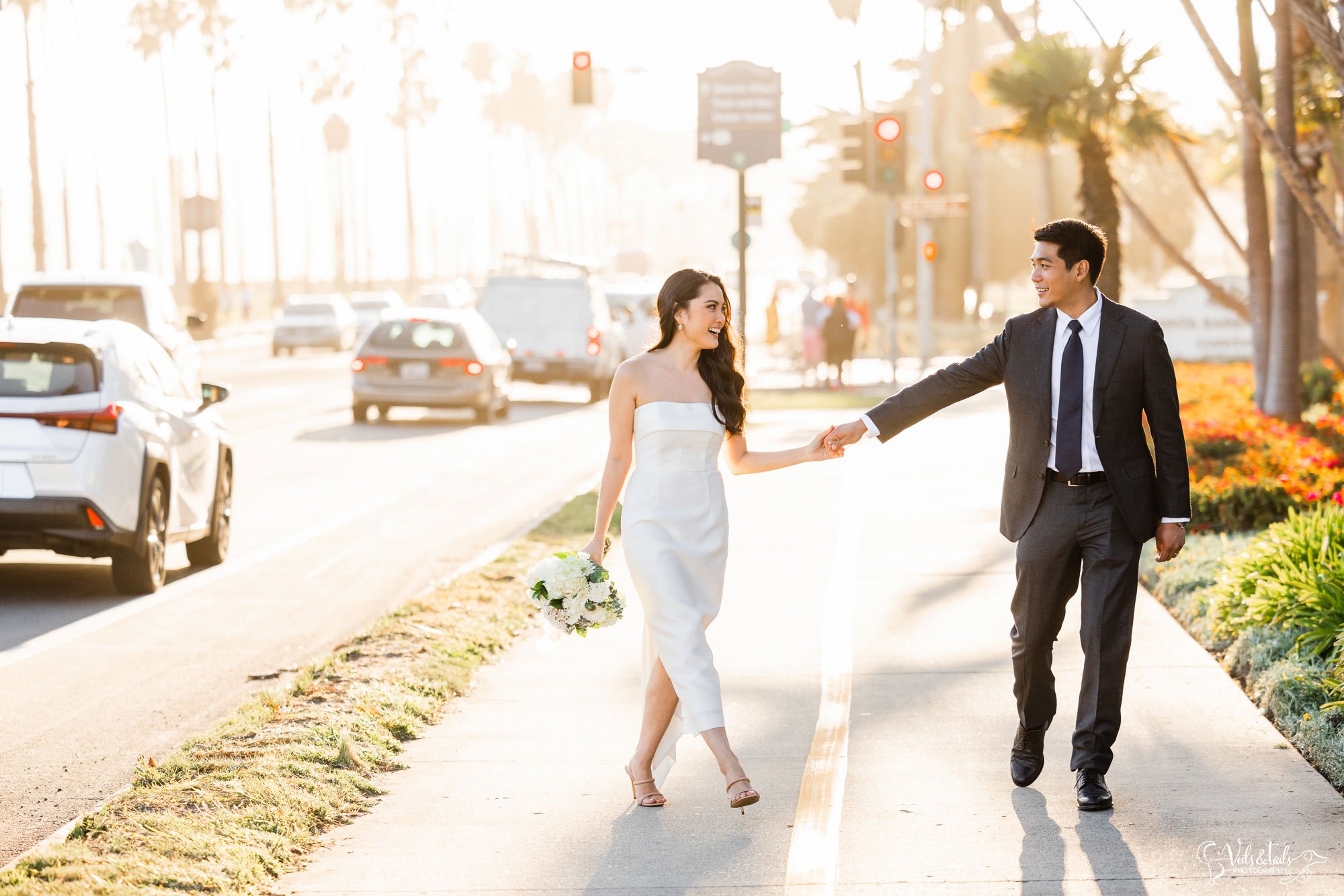 beach town chic Santa Barbara wedding photographer