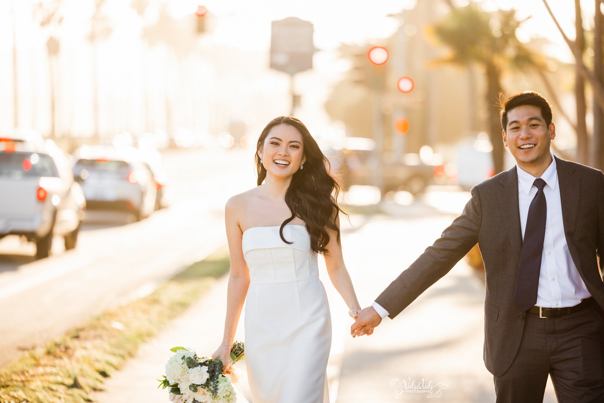 Santa Barbara wedding photographer candid urban chic