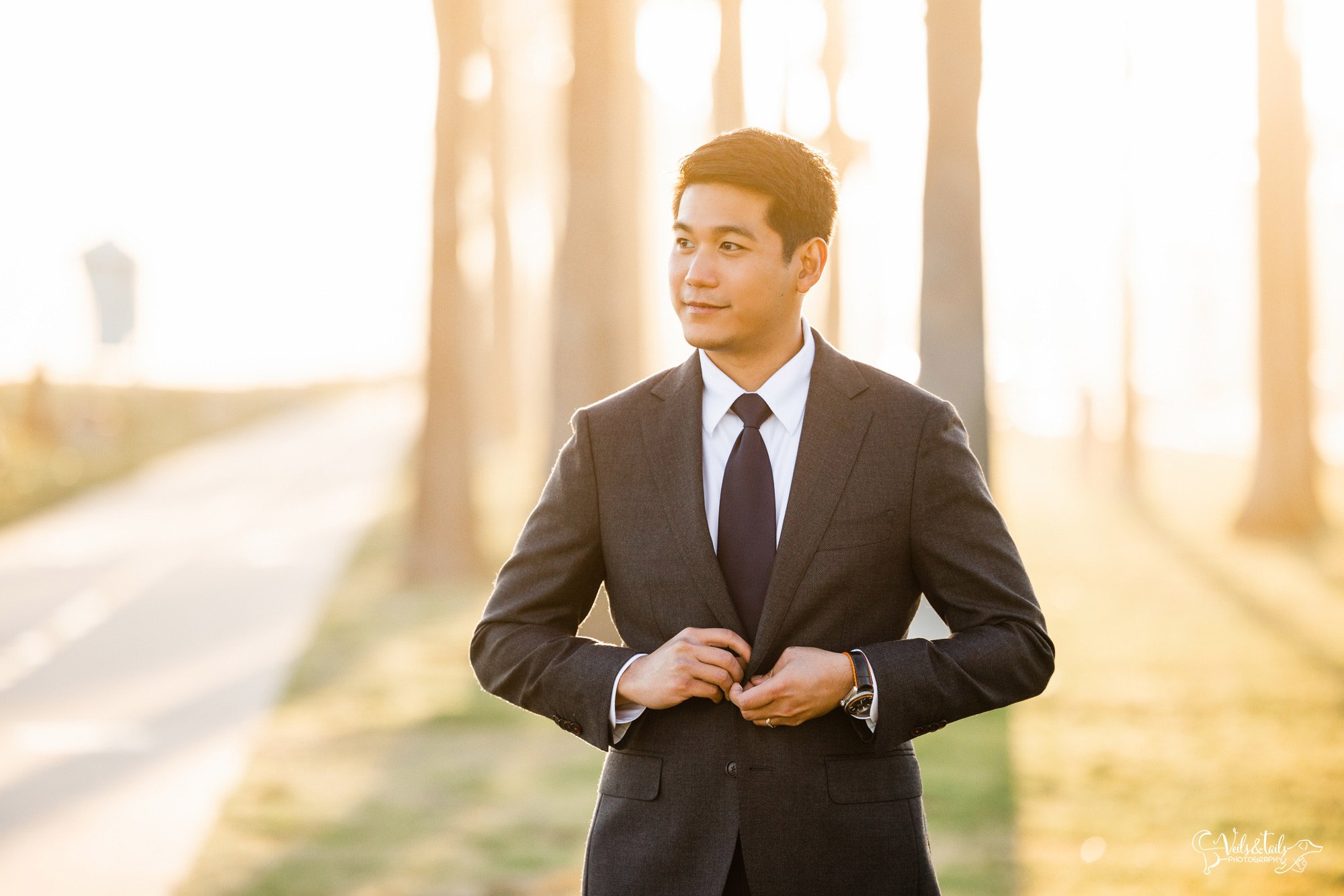 Santa Barbara wedding photographer groom portrait