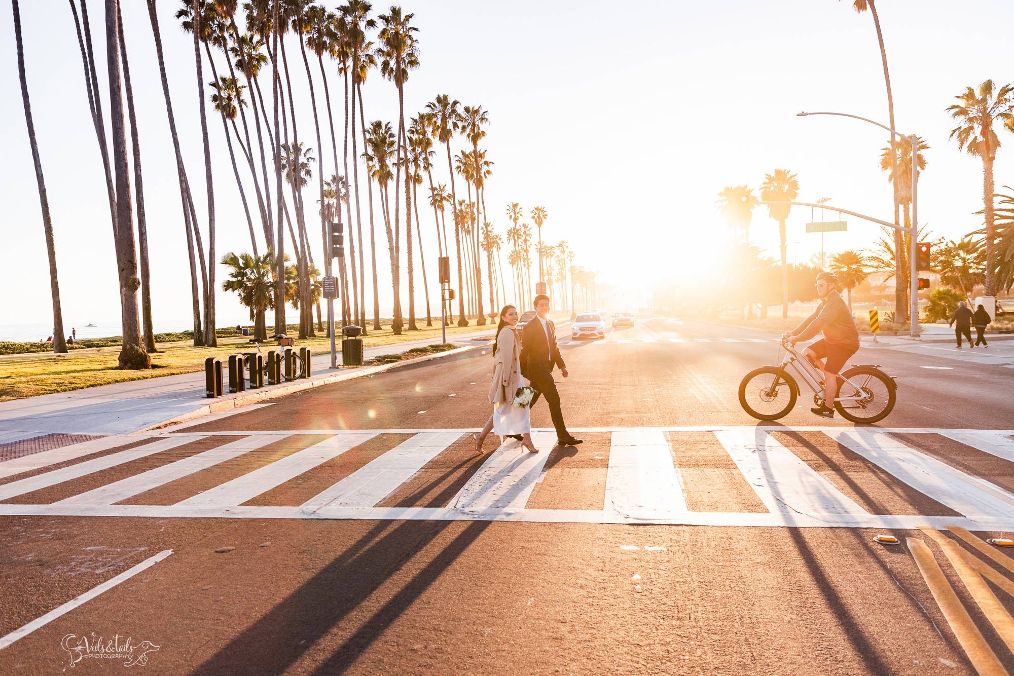 beach town chic Santa Barbara wedding photographe