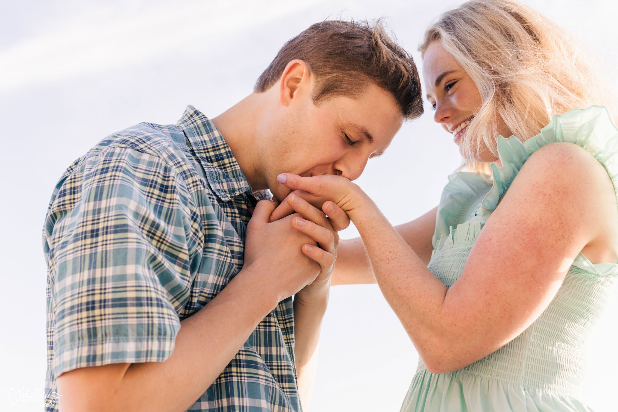 Santa Barbara beach engagement session photography