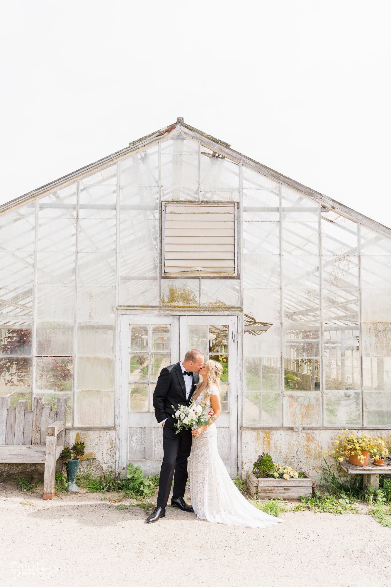 coastal farm greenhouse wedding in Santa Barbara - Dos Pueblos Orchid Farm Wedding Photographer