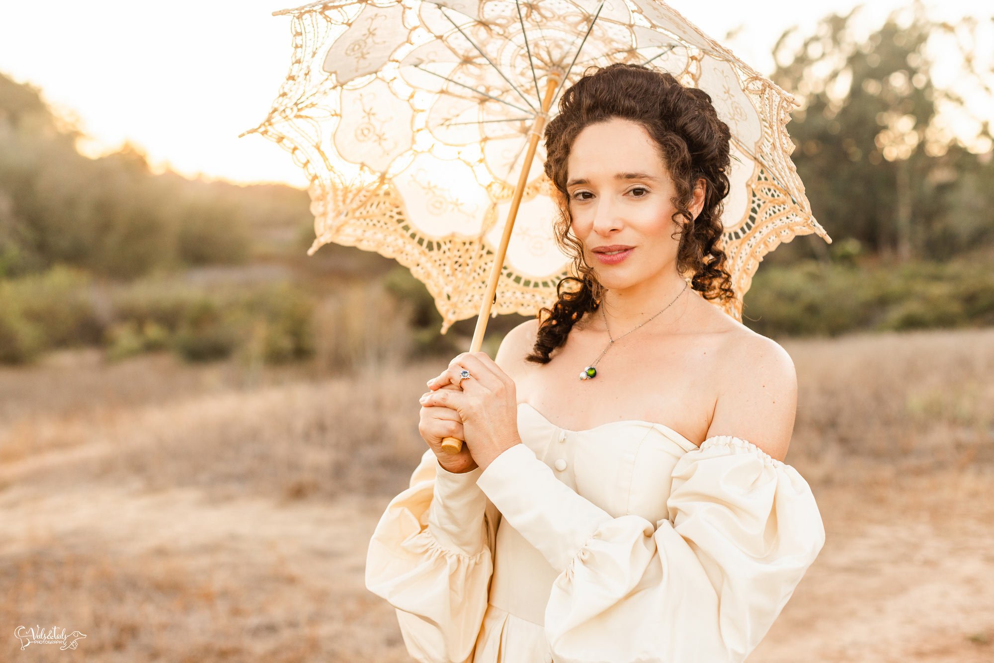 18th century inspired autumn elopement editorial session in Santa Barbara by Veils &amp; Tails Photography
