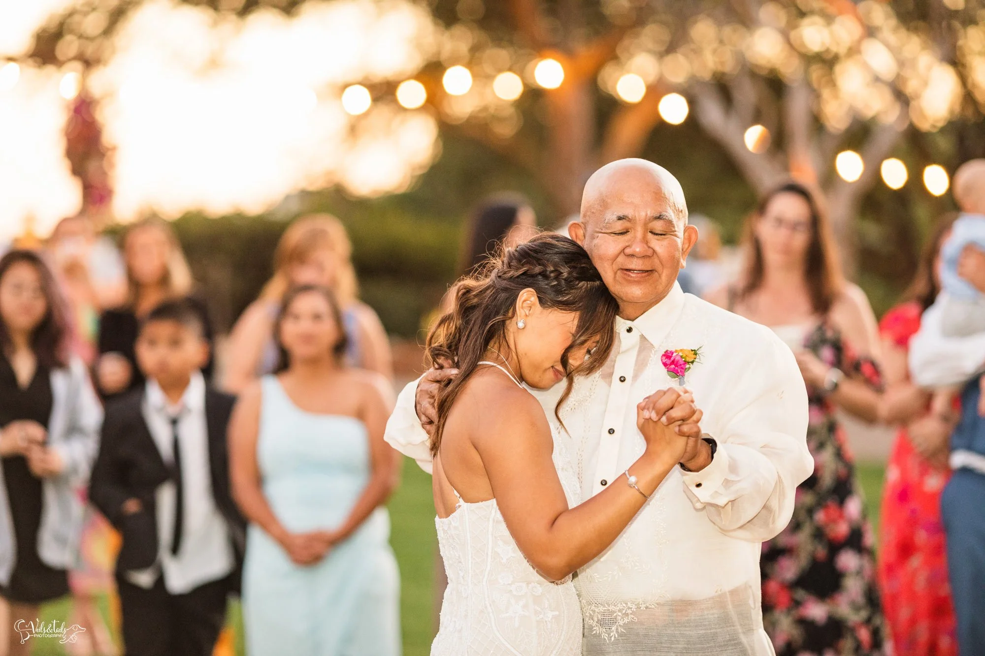 Veils & Tails Photography Godric Grove Santa Barbara wedding dance emotional