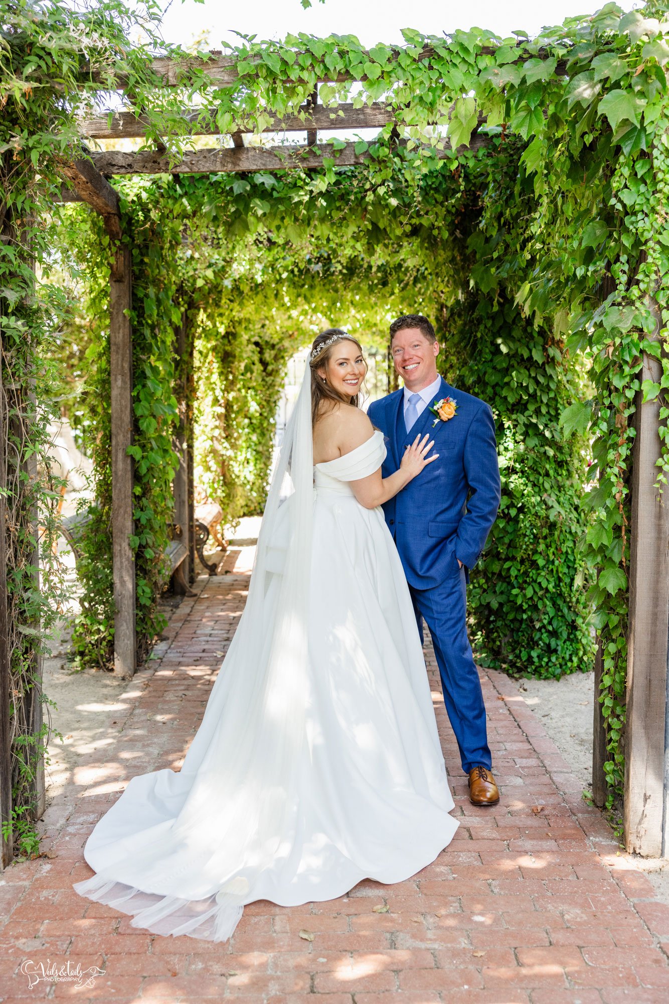 1880 Union Wedding portraits by Veils & Tails Photography