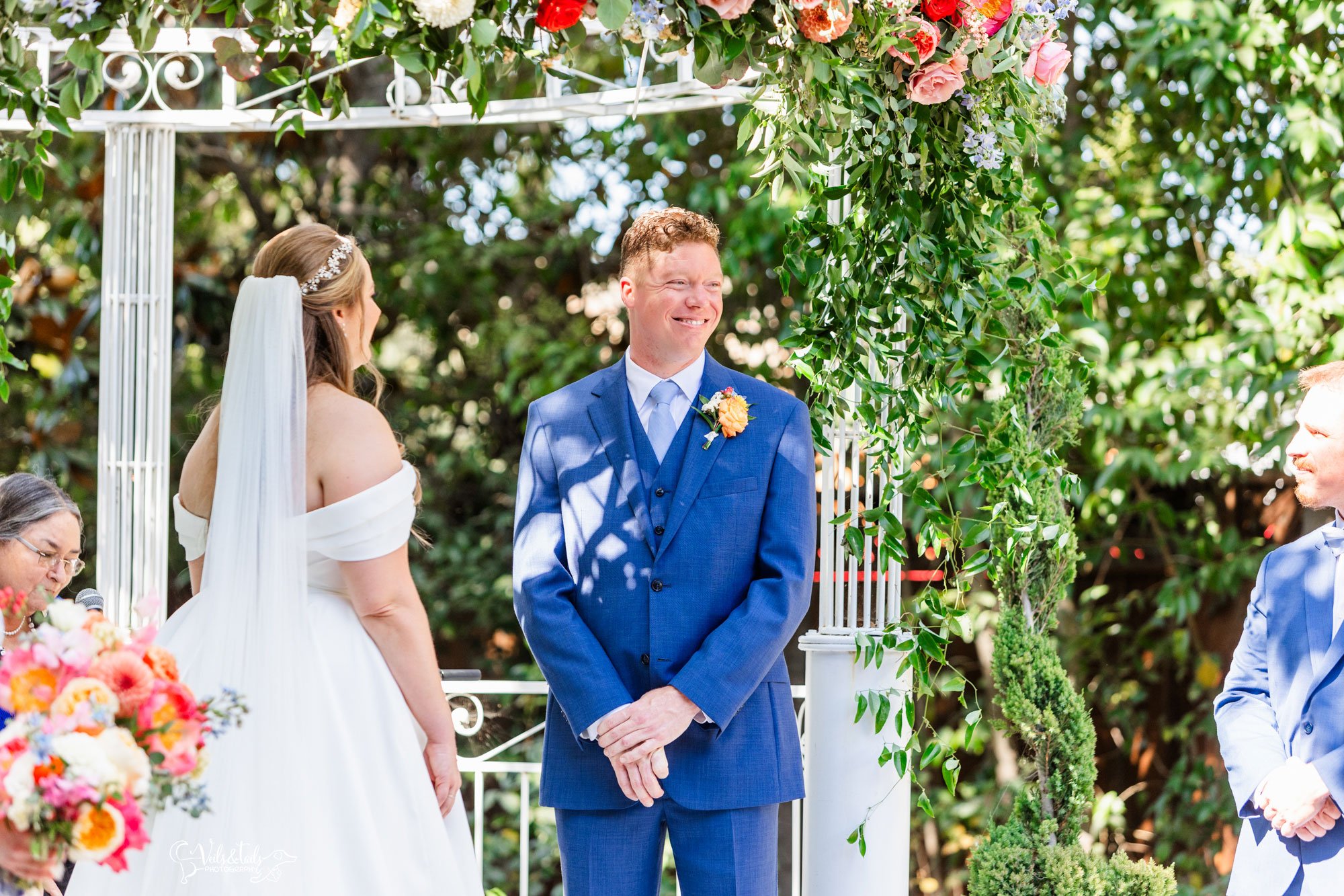 1880 Union Wedding ceremony by Veils & Tails Photography