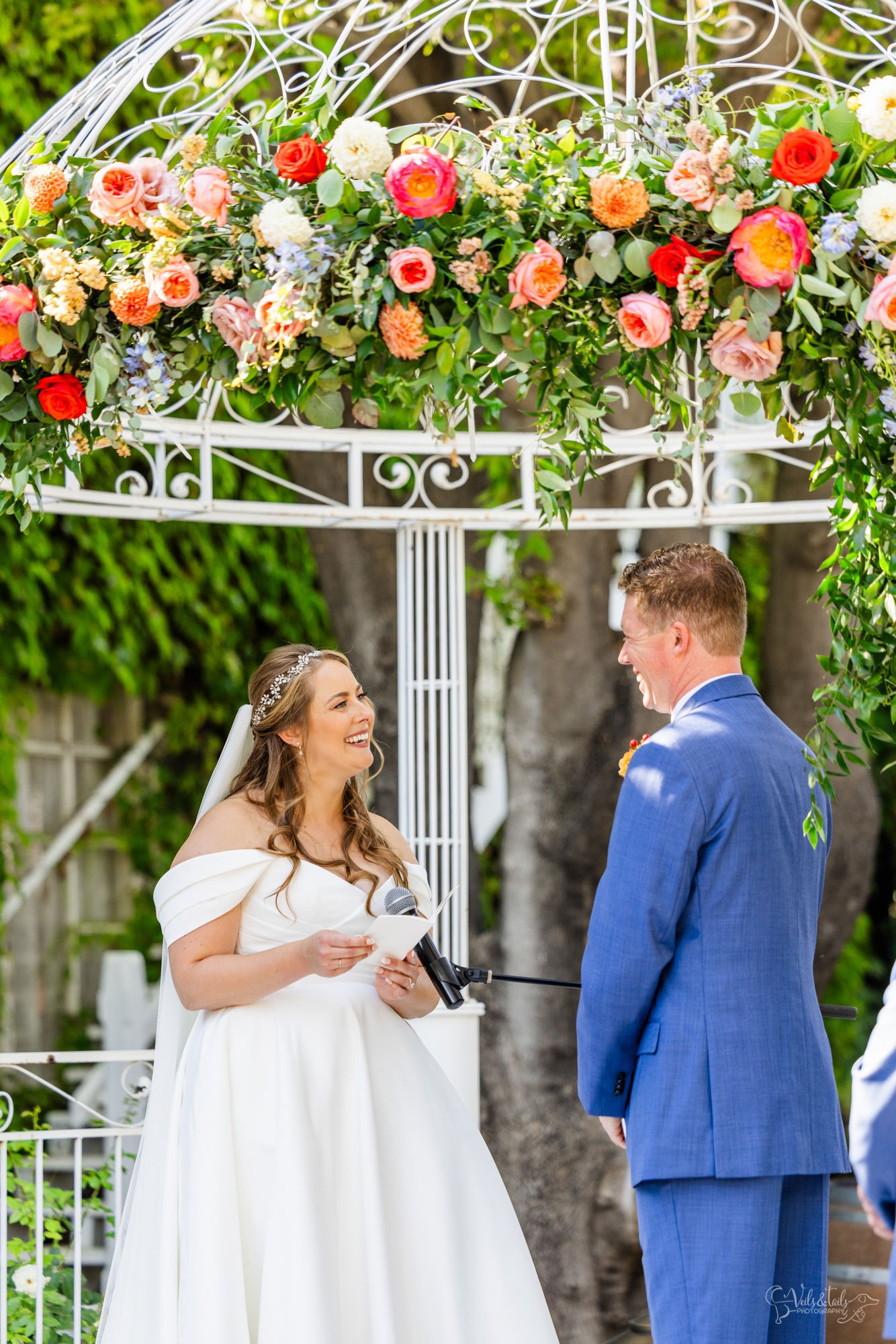 1880 Union Wedding ceremony by Veils & Tails Photography