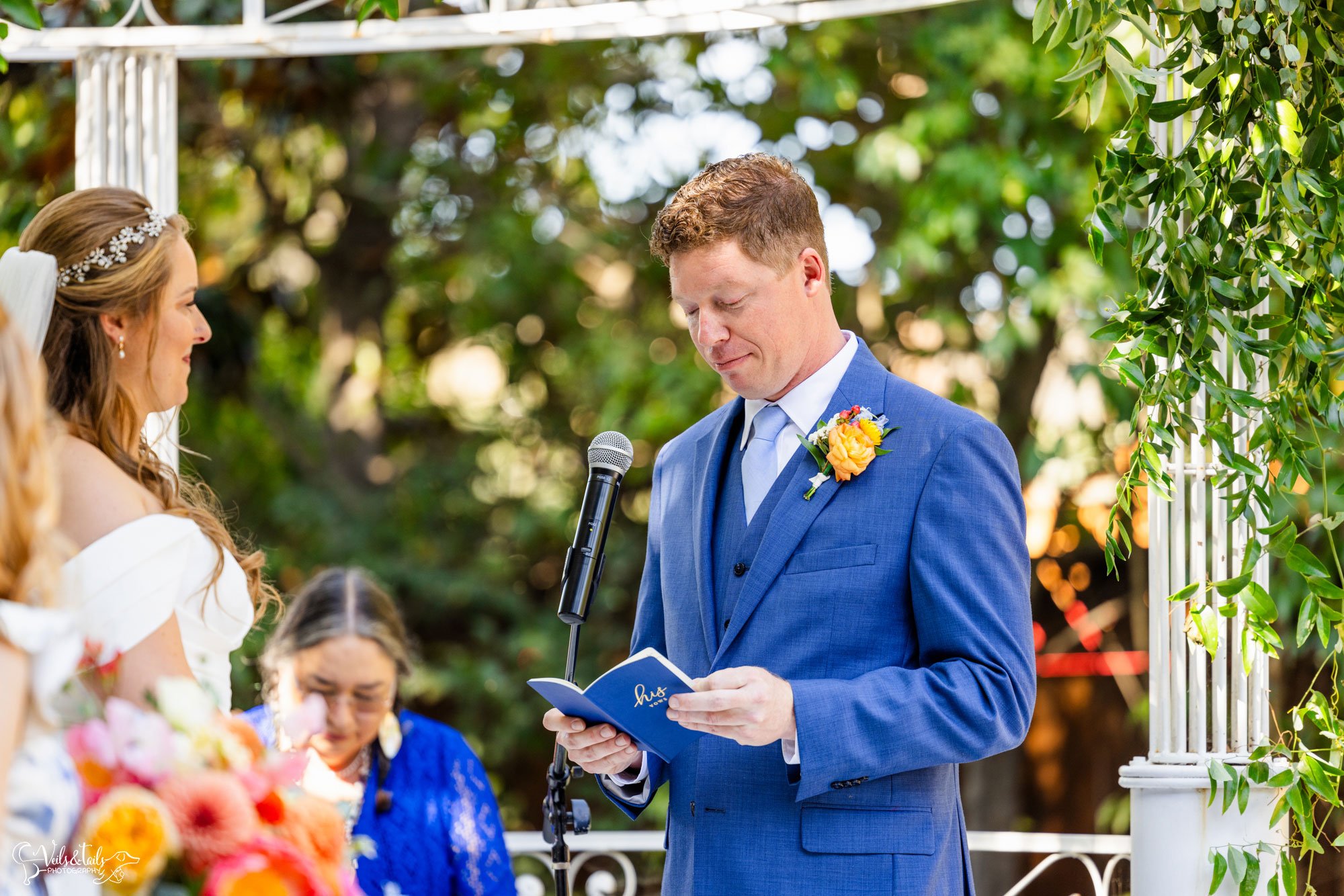 1880 Union Wedding ceremony by Veils & Tails Photography