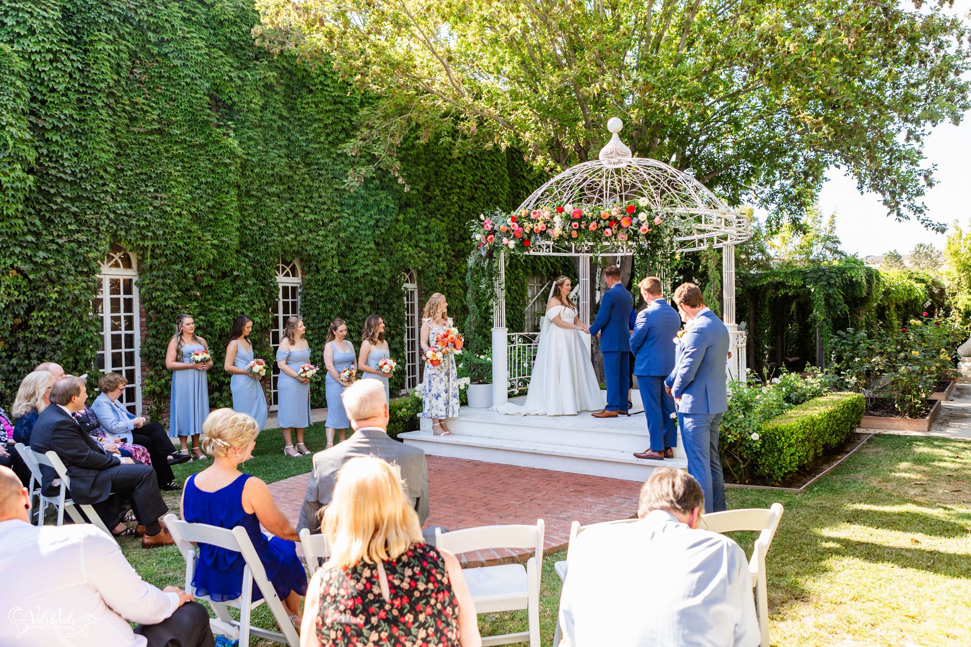 1880 Union Wedding ceremony by Veils & Tails Photography